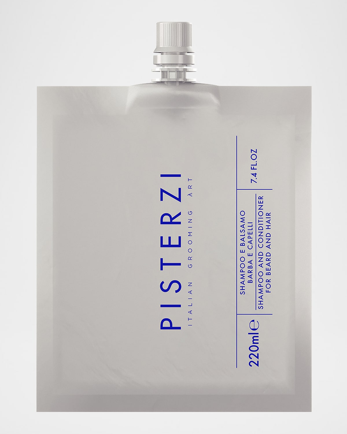 PISTERZI Shampoo And Conditioner For Beard And Hair Refill Pouch, 7.4 oz.