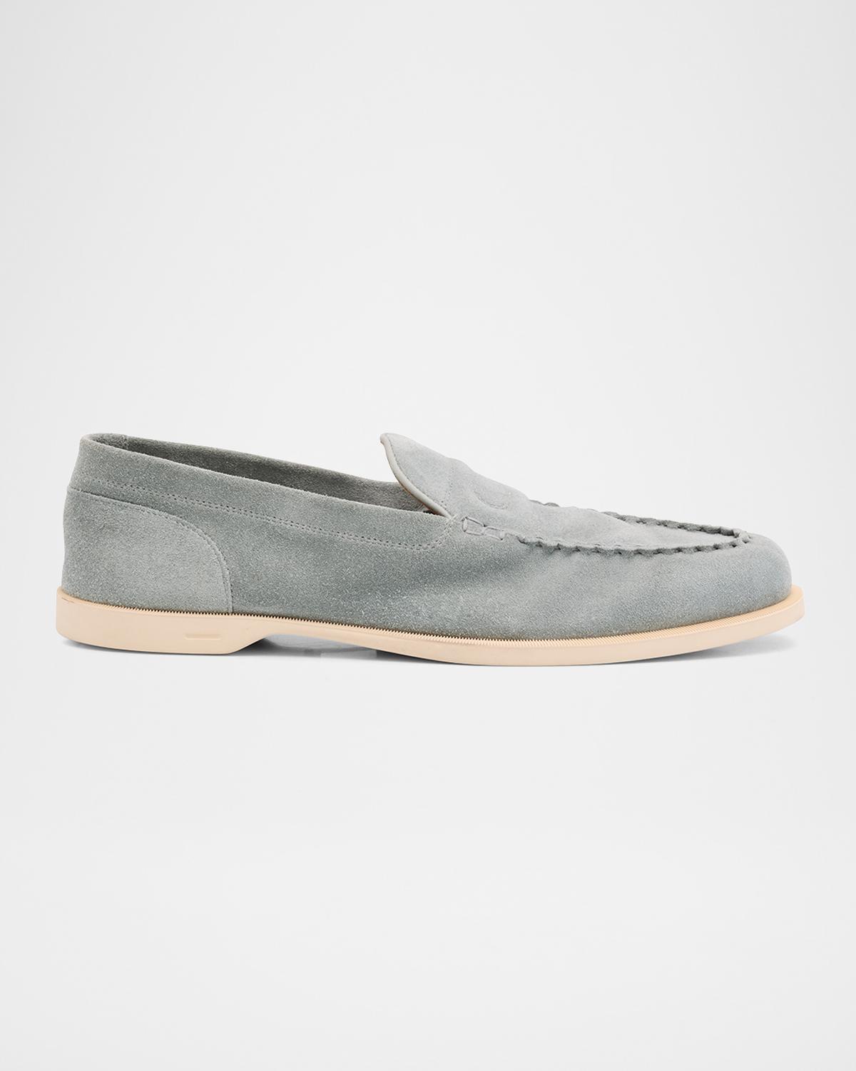 John Lobb Men's Pace Suede Loafers