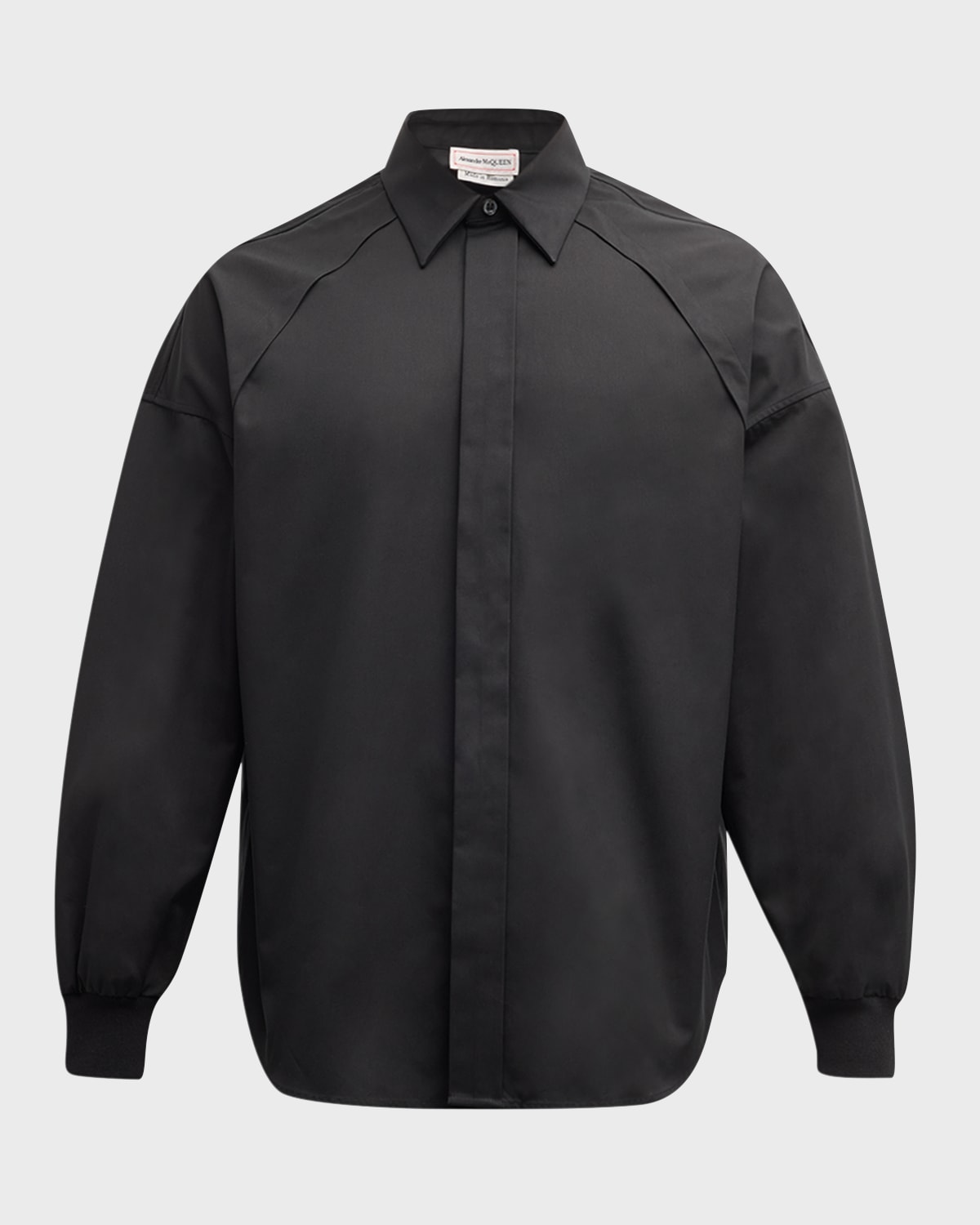 Alexander McQueen Men's Harness Drop-Shoulder Dress Shirt