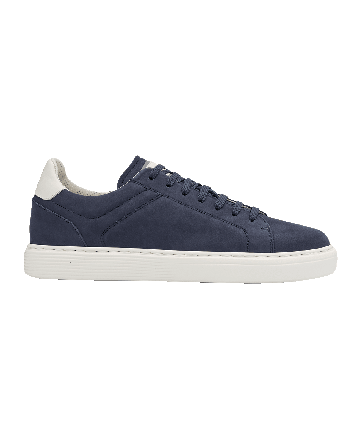 Brunello Cucinelli Men's Nubuck Calfskin Low-Top Sneakers