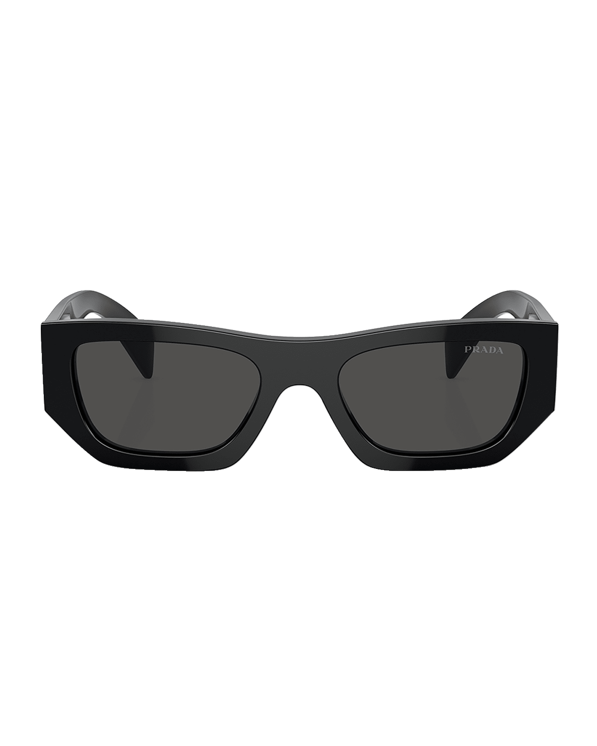 Prada Men's Acetate Rectangle Sunglasses