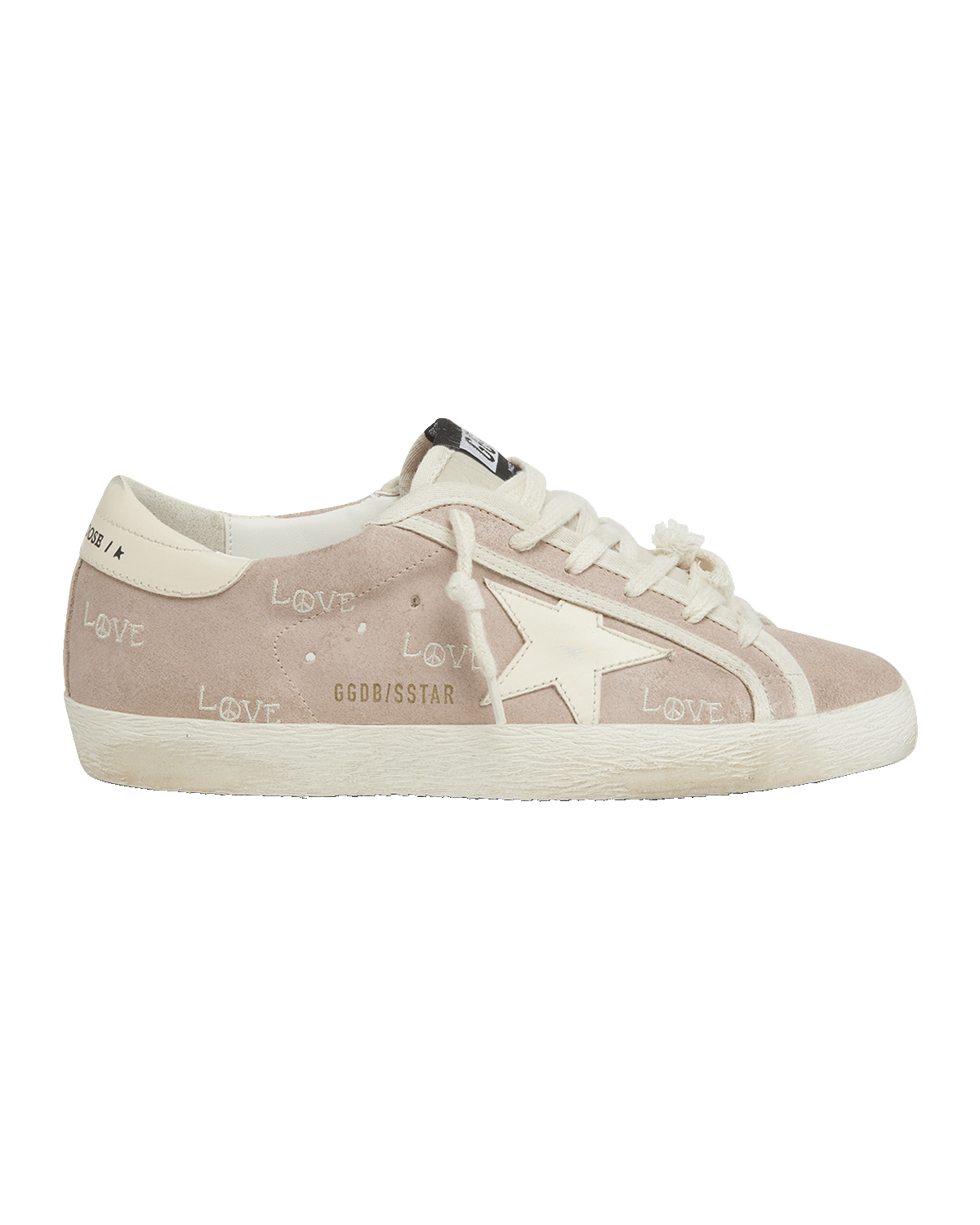 Golden Goose Superstar Suede Embroidered Low-Top Sneakers
