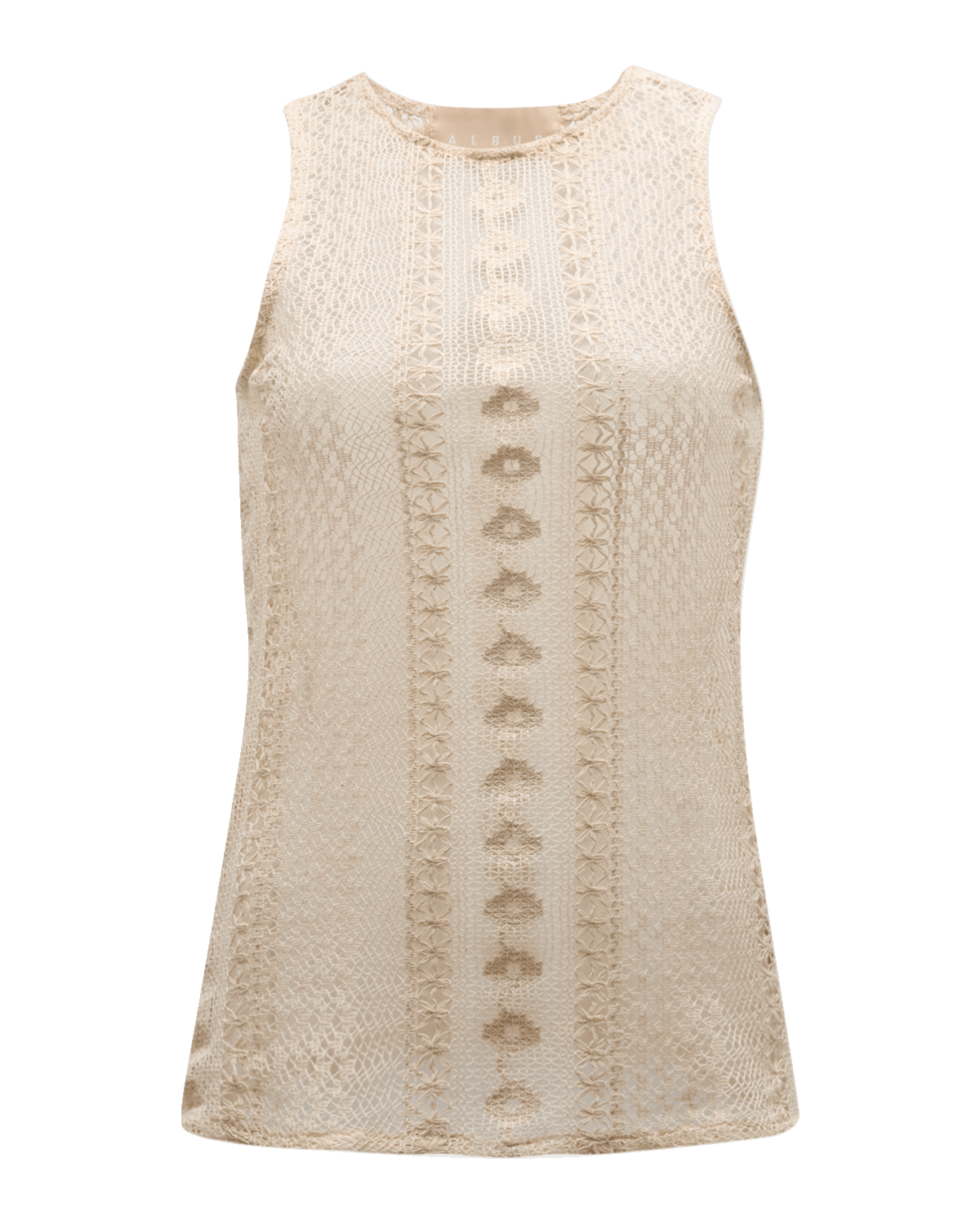 Albus Lumen Kaia High-Neck Crochet Top