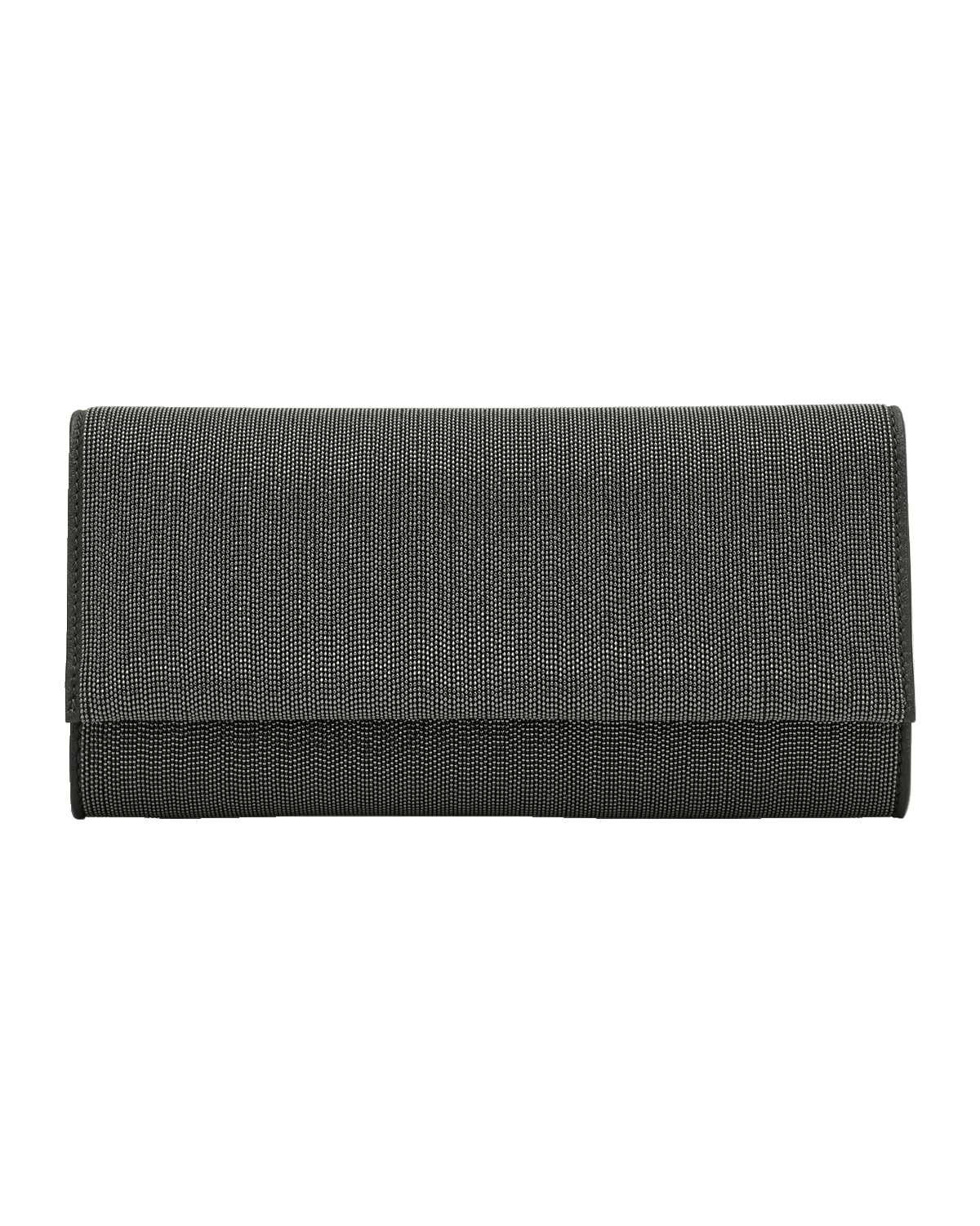 Brunello Cucinelli Monili Flap Leather Clutch Bag