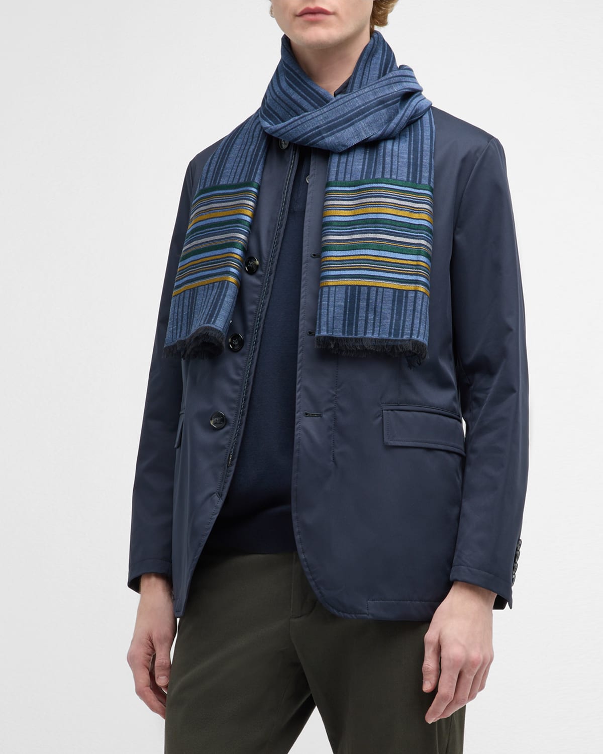 Paul Smith Men's Emilia Stripe Scarf