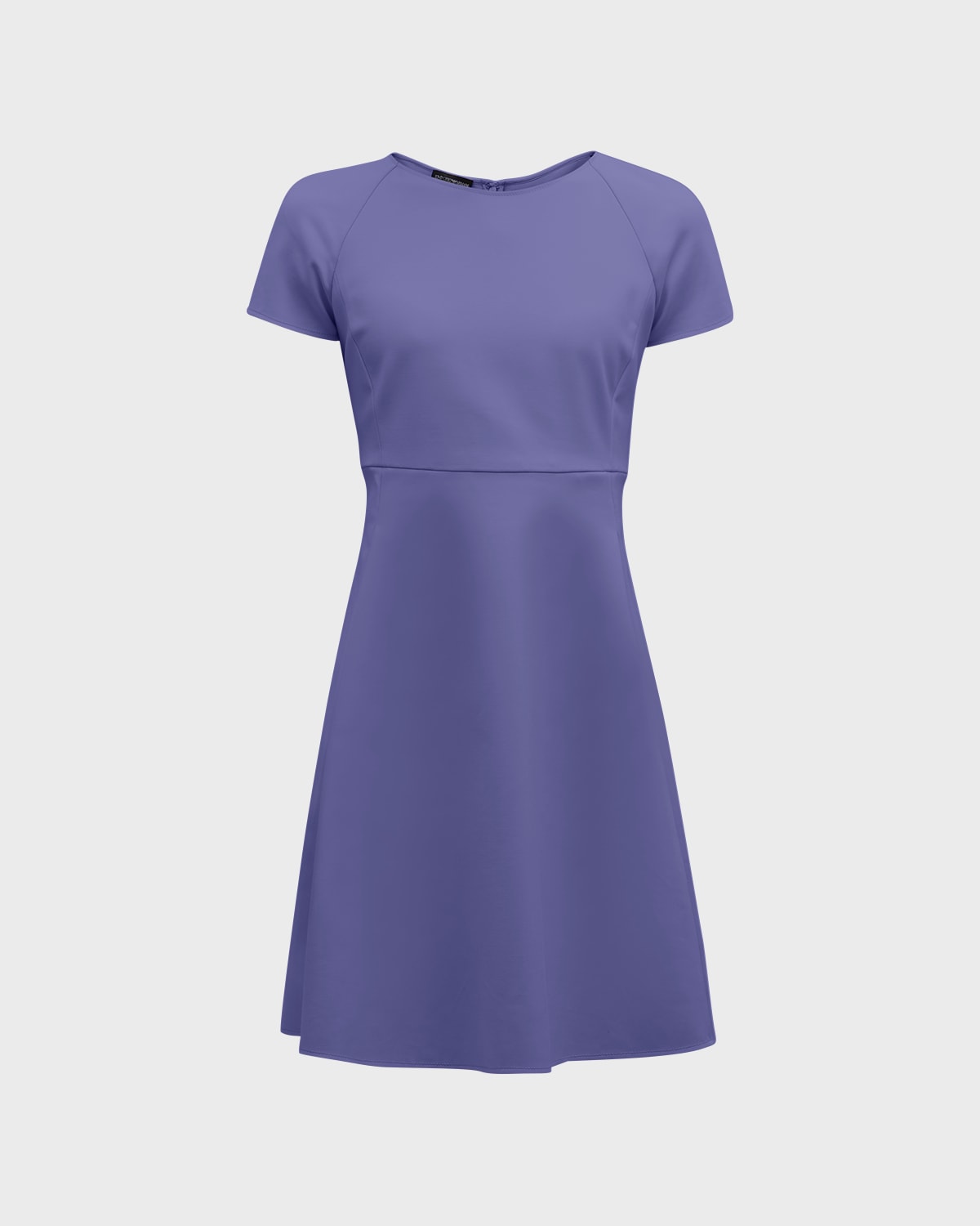 Emporio Armani Raglan-Sleeve Fit-&-Flare Mini Dress