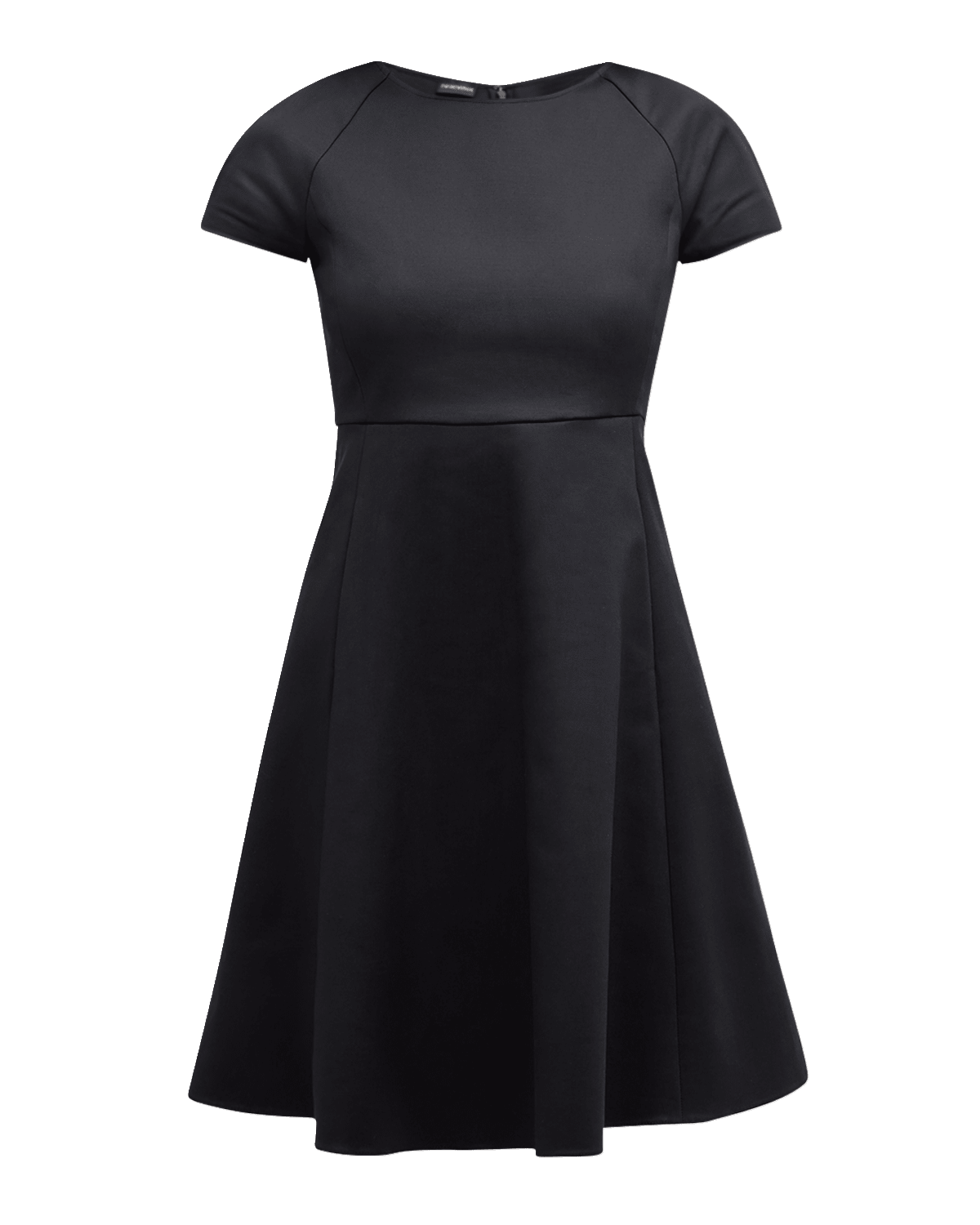 Emporio Armani Raglan-Sleeve Fit-&-Flare Mini Dress