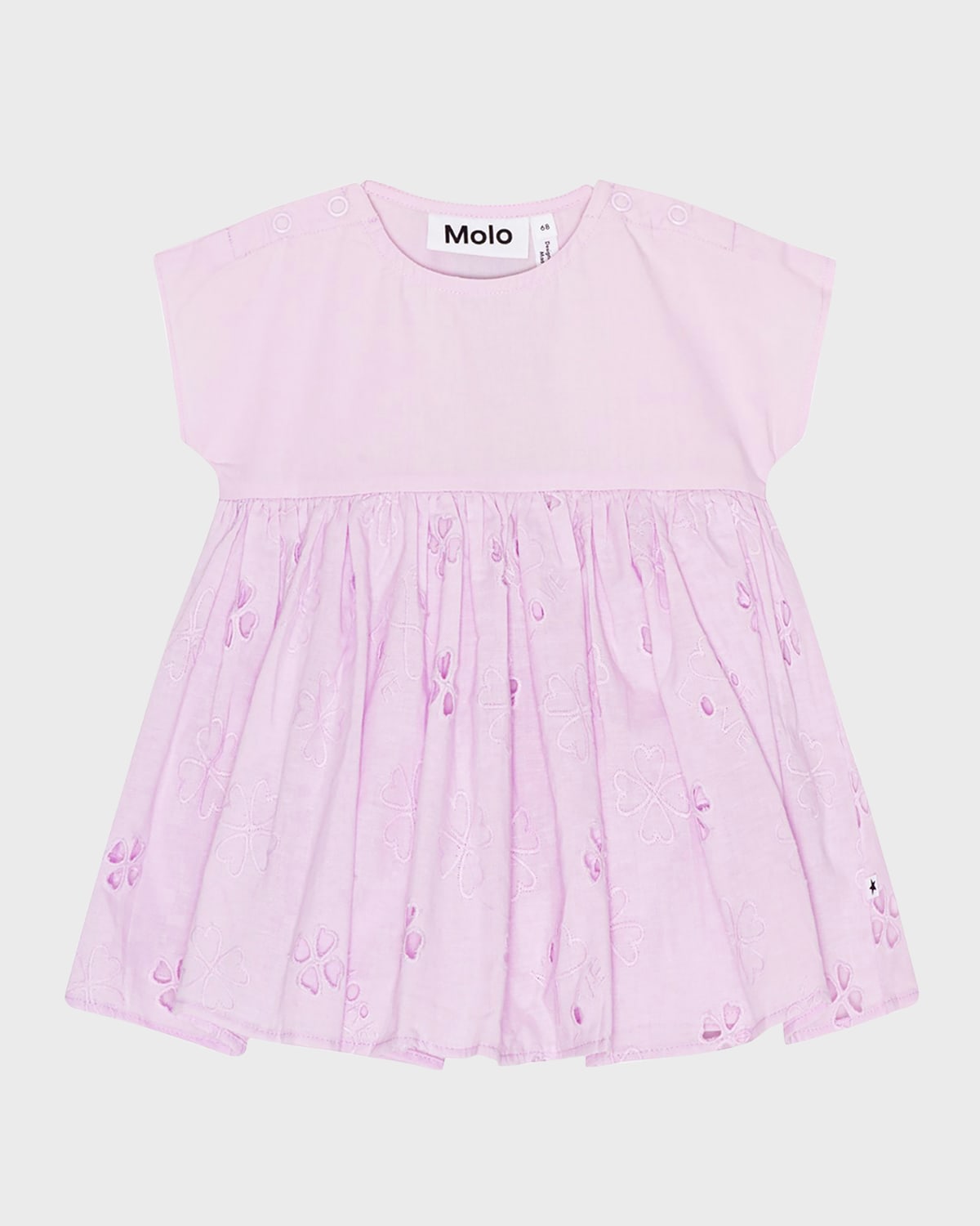 Molo Girl's Channi Combo Dress, Size 6M-2