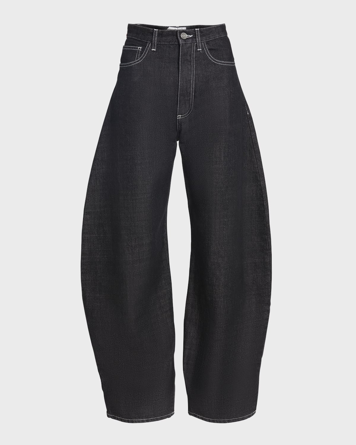 ALAIA Round-Cut Denim Pants