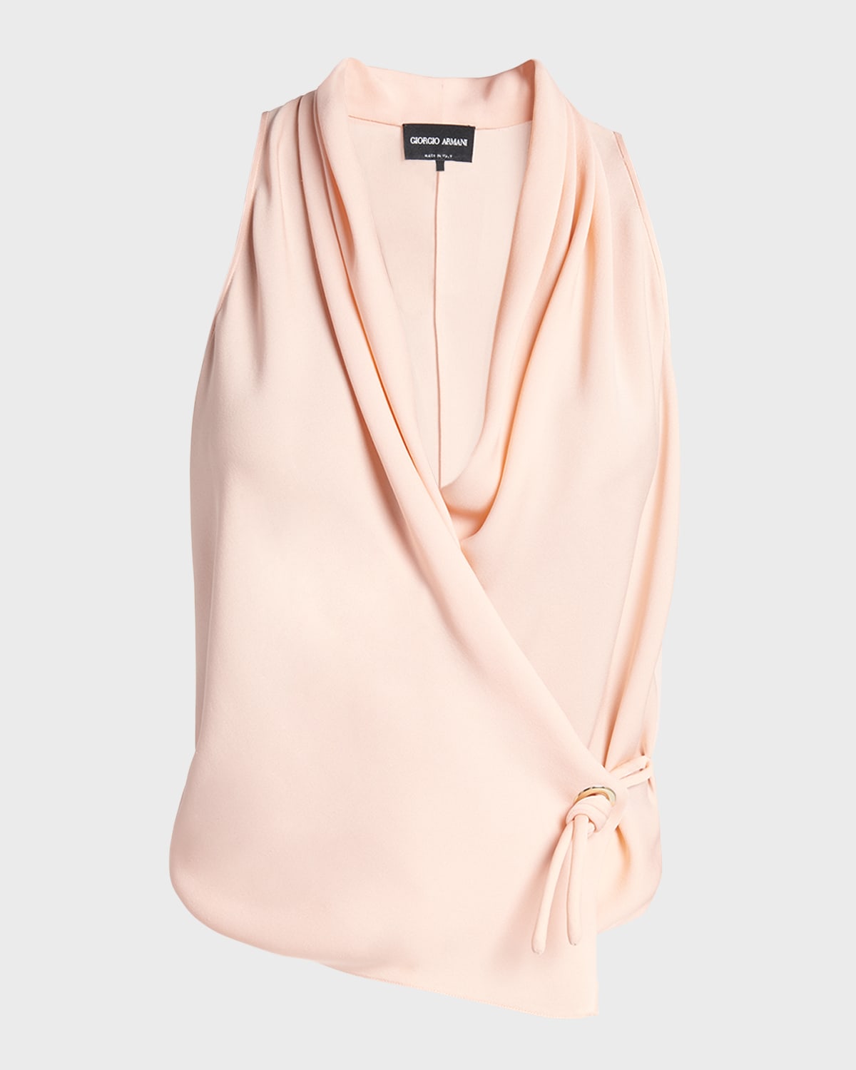 Giorgio Armani Silk Wrap Blouse