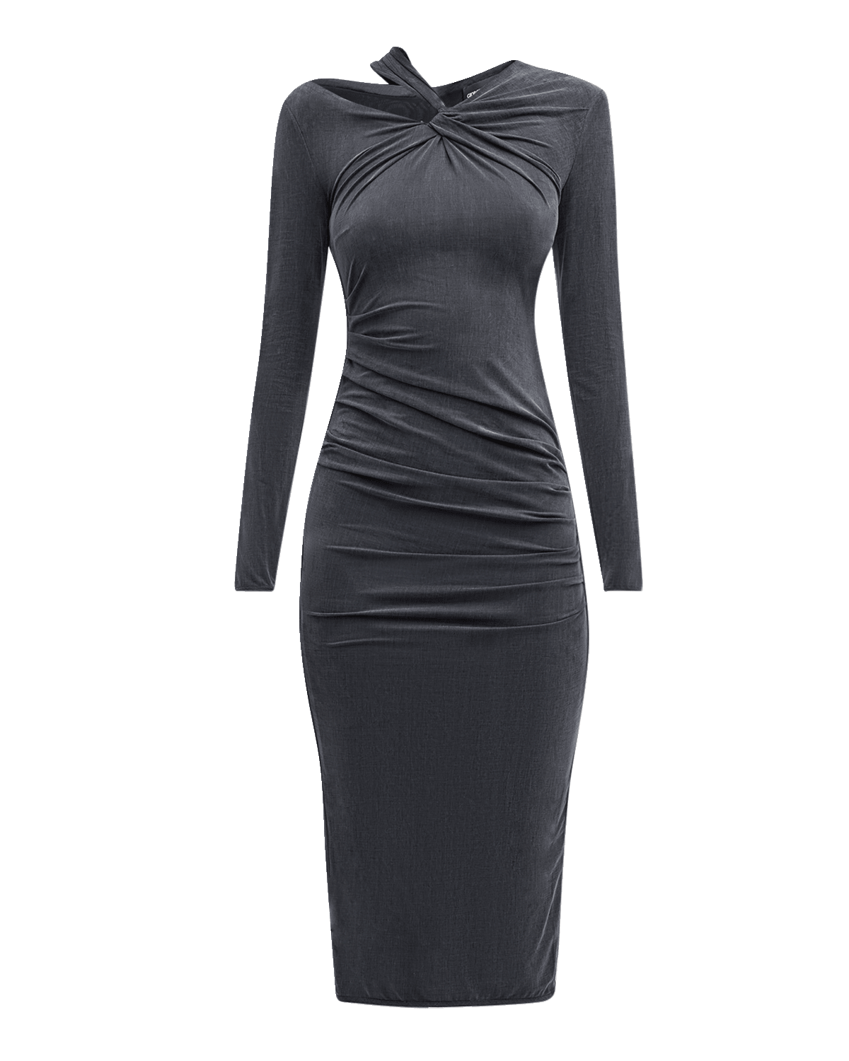 Giorgio Armani Cutout Viscose Jersey Body-Con Midi Dress