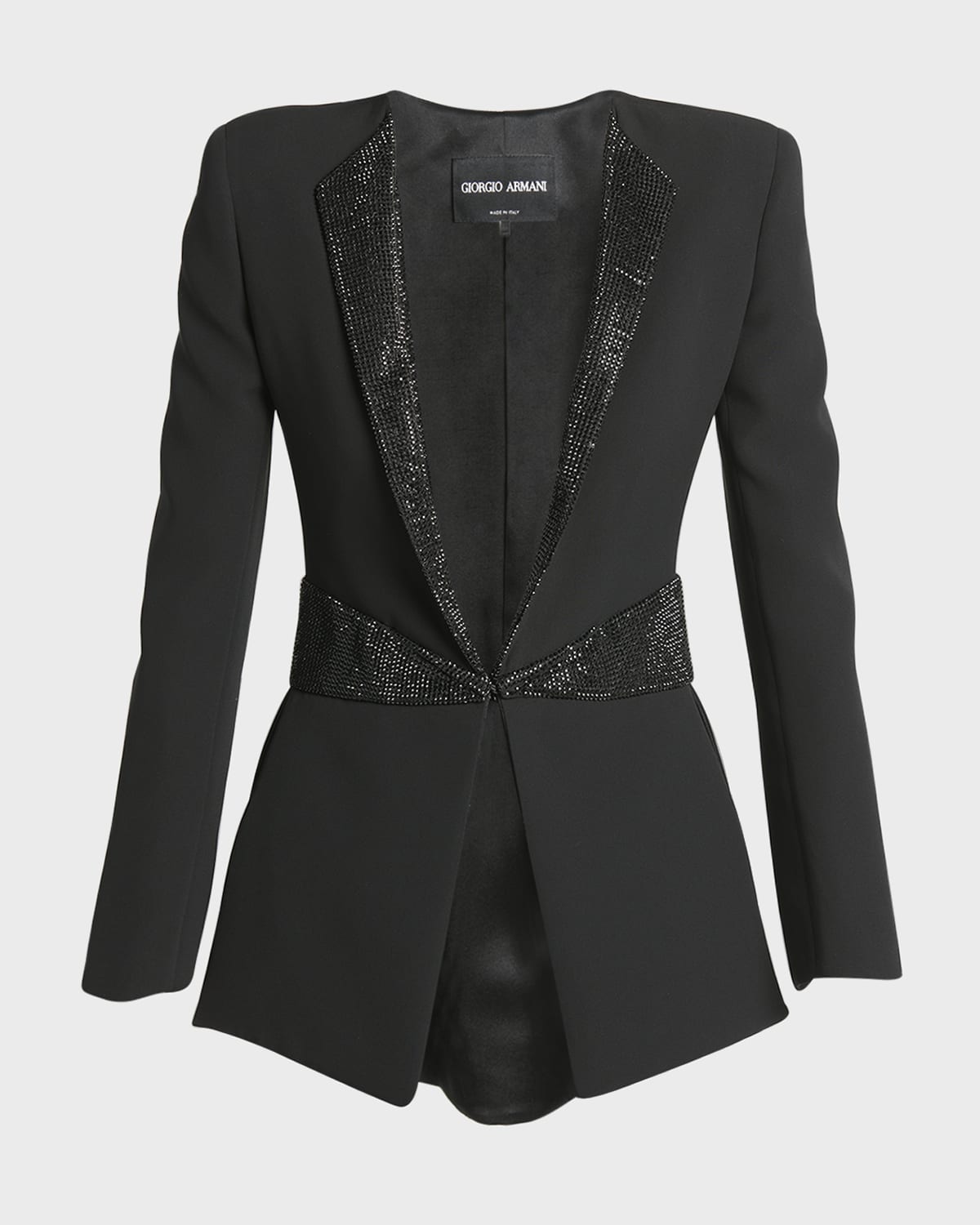 Giorgio Armani Embellished Tuxedo Jacket