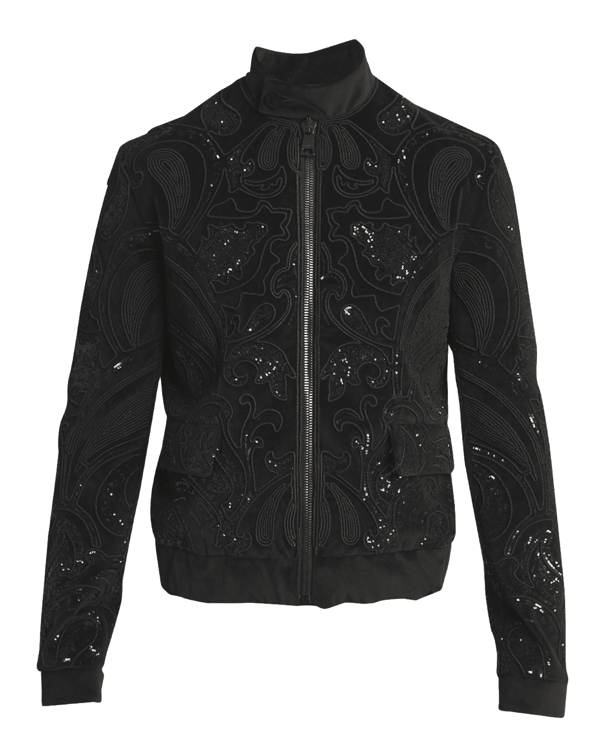 Balmain Men's Baroque Embroidered Bomber Jacket