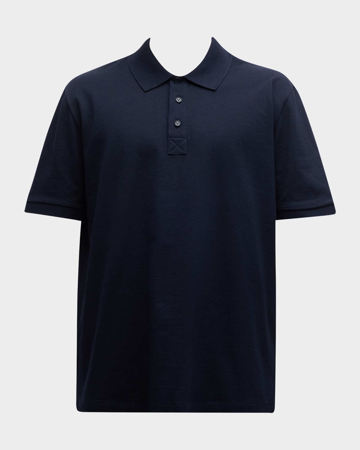 Bottega Veneta Men's Cotton Pique Polo Shirt