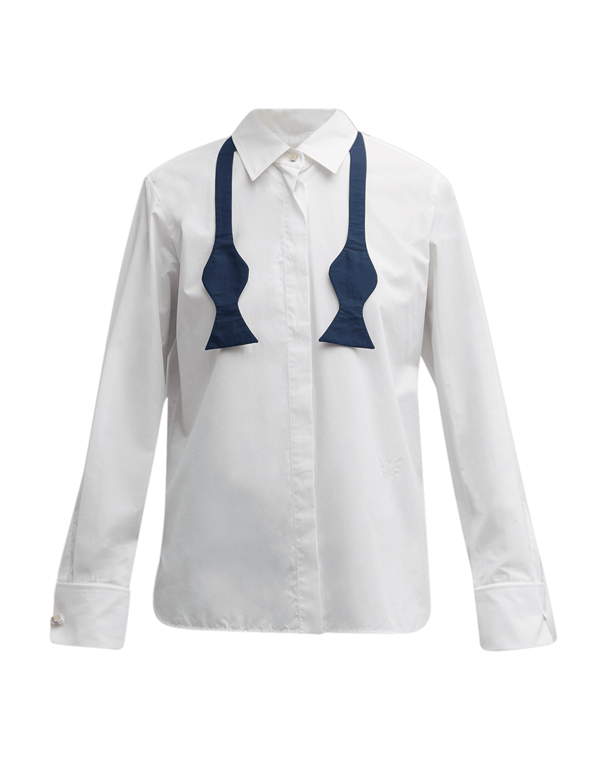 Max Mara Bow-Tie Collared Shirt