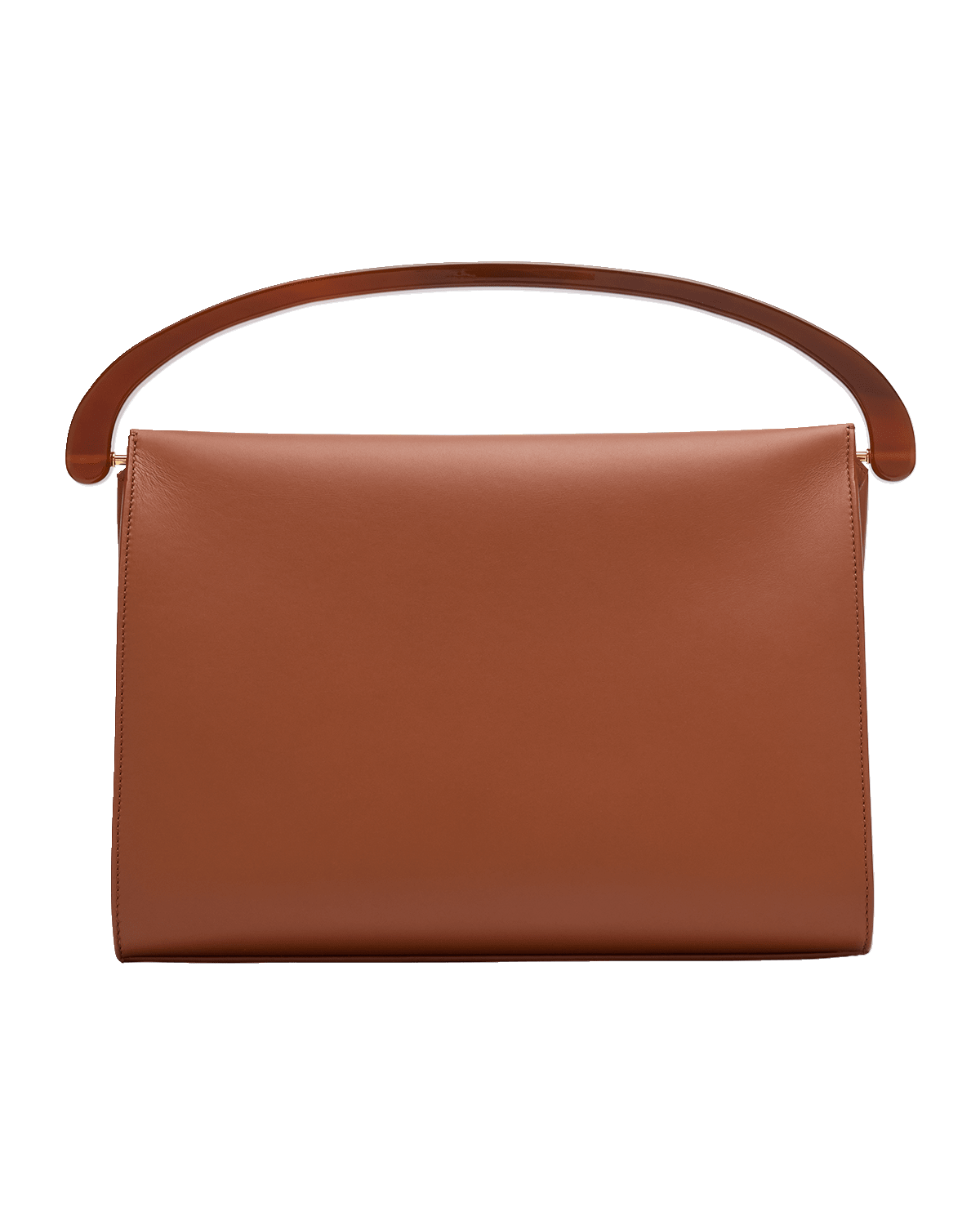 Dries Van Noten Crisp Leather Top-Handle Bag