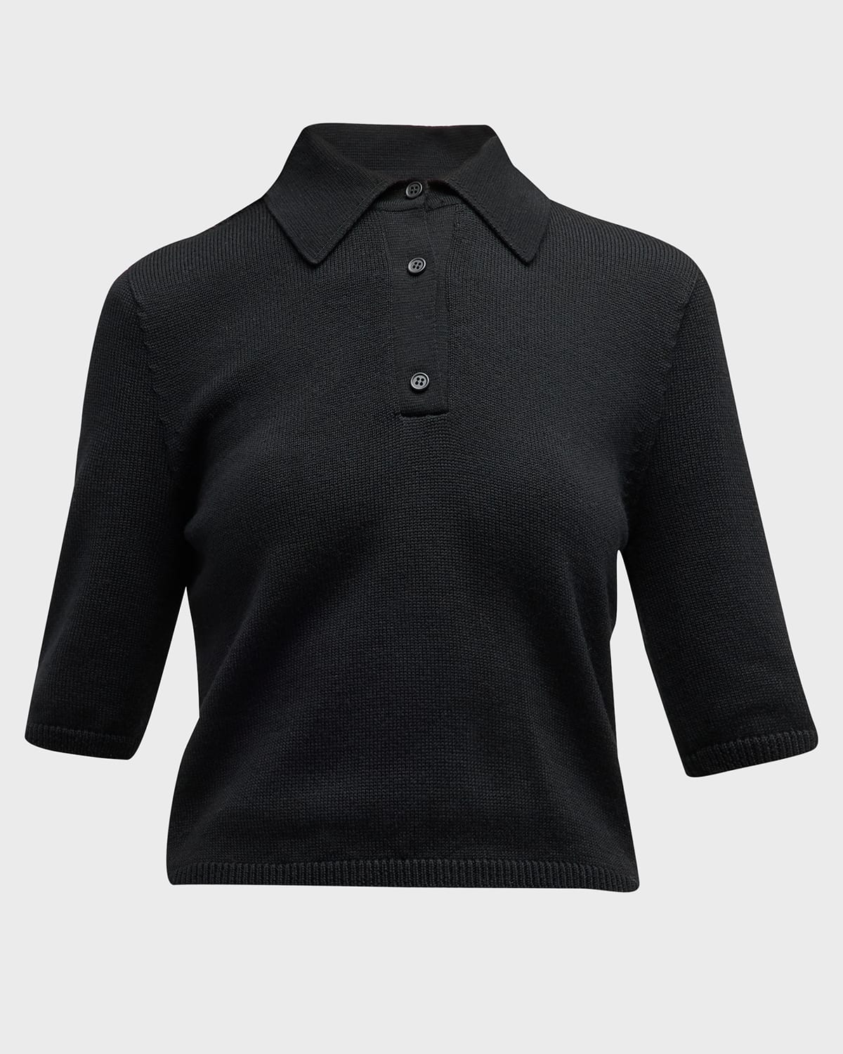 Max Mara Gemma Polo Wool Top