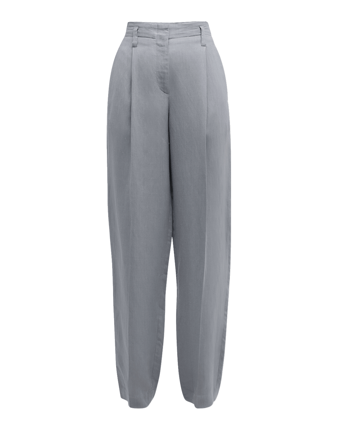 Brunello Cucinelli Fluid Linen Twill Straight-Leg Trousers