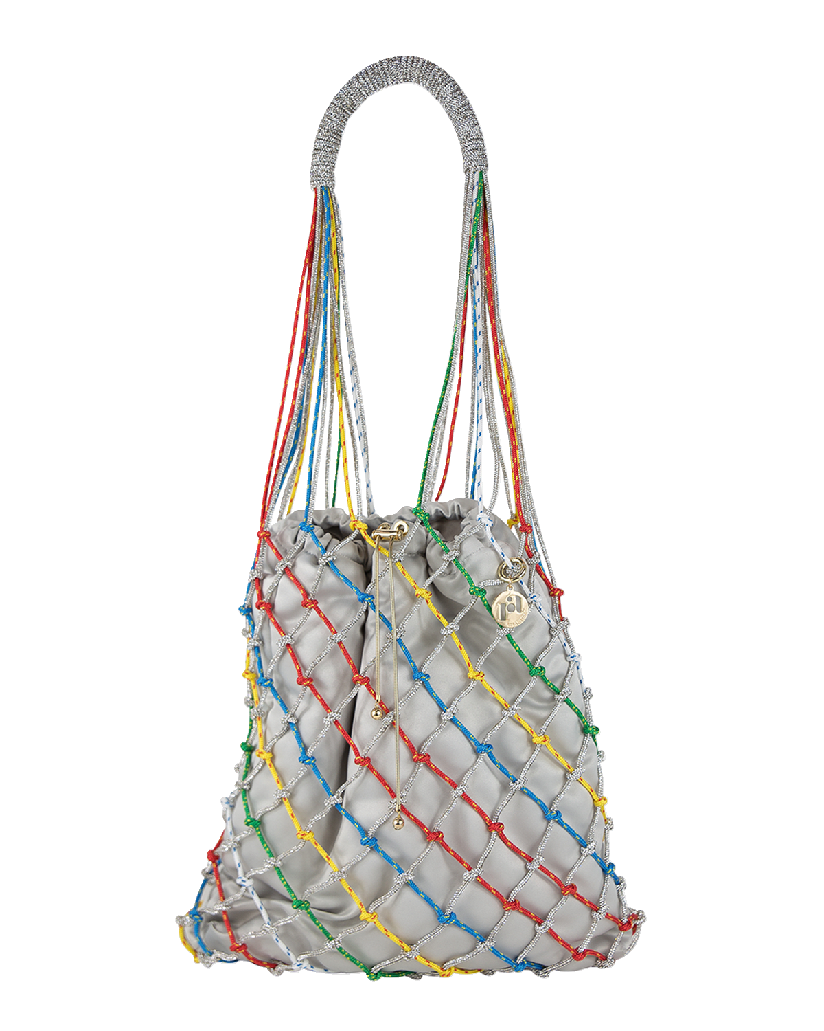 Rosantica Nodi XL Multicolor Net Shoulder Bag