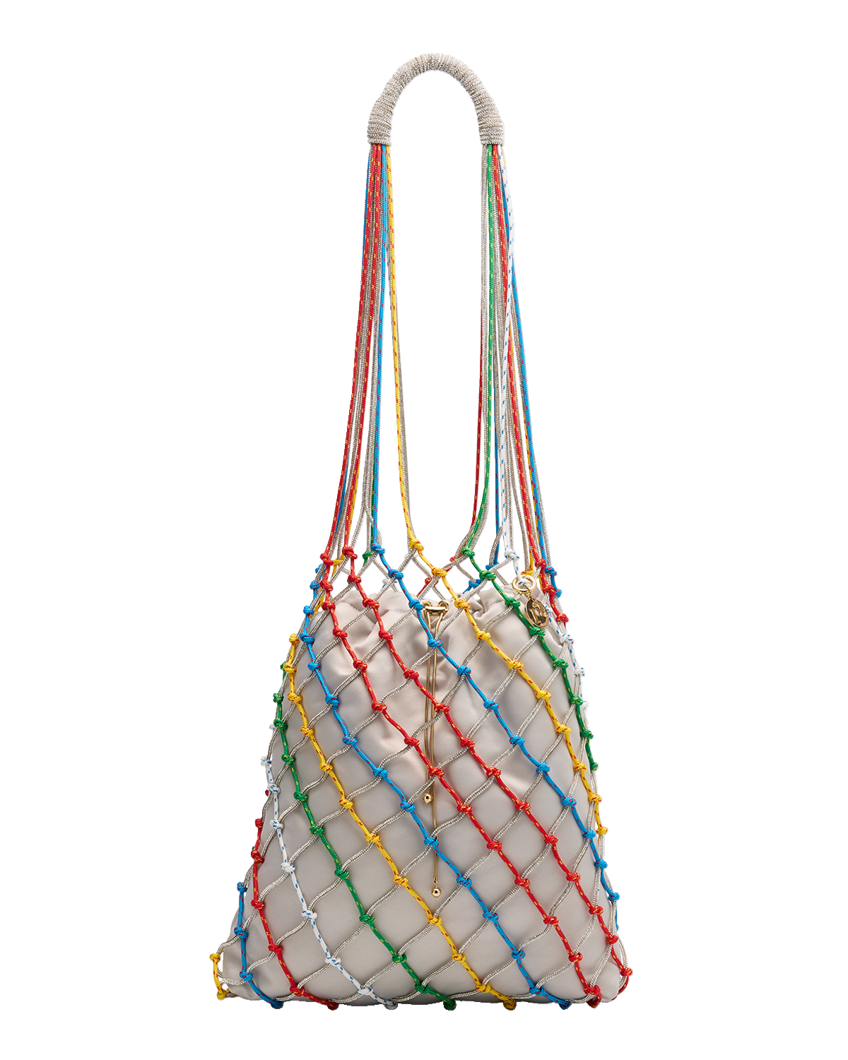 Rosantica Clio Net Drawstring Hobo Bag
