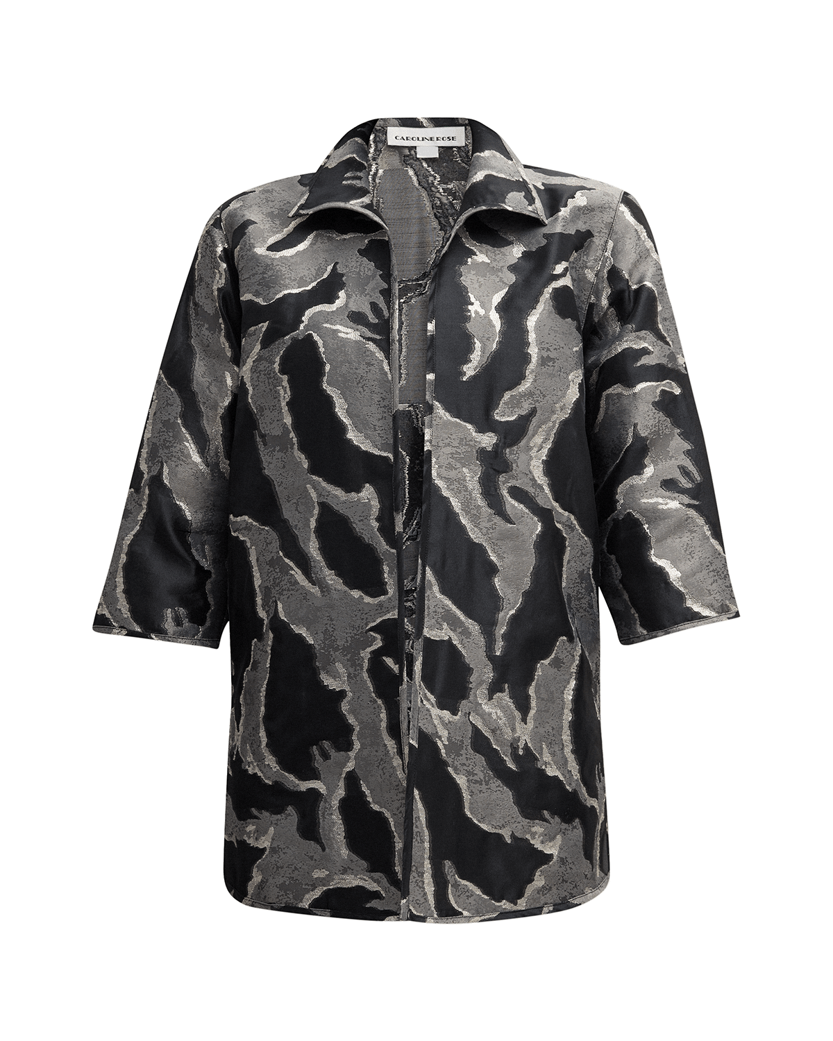 Caroline Rose Glam Getaway Metallic Devore Topper