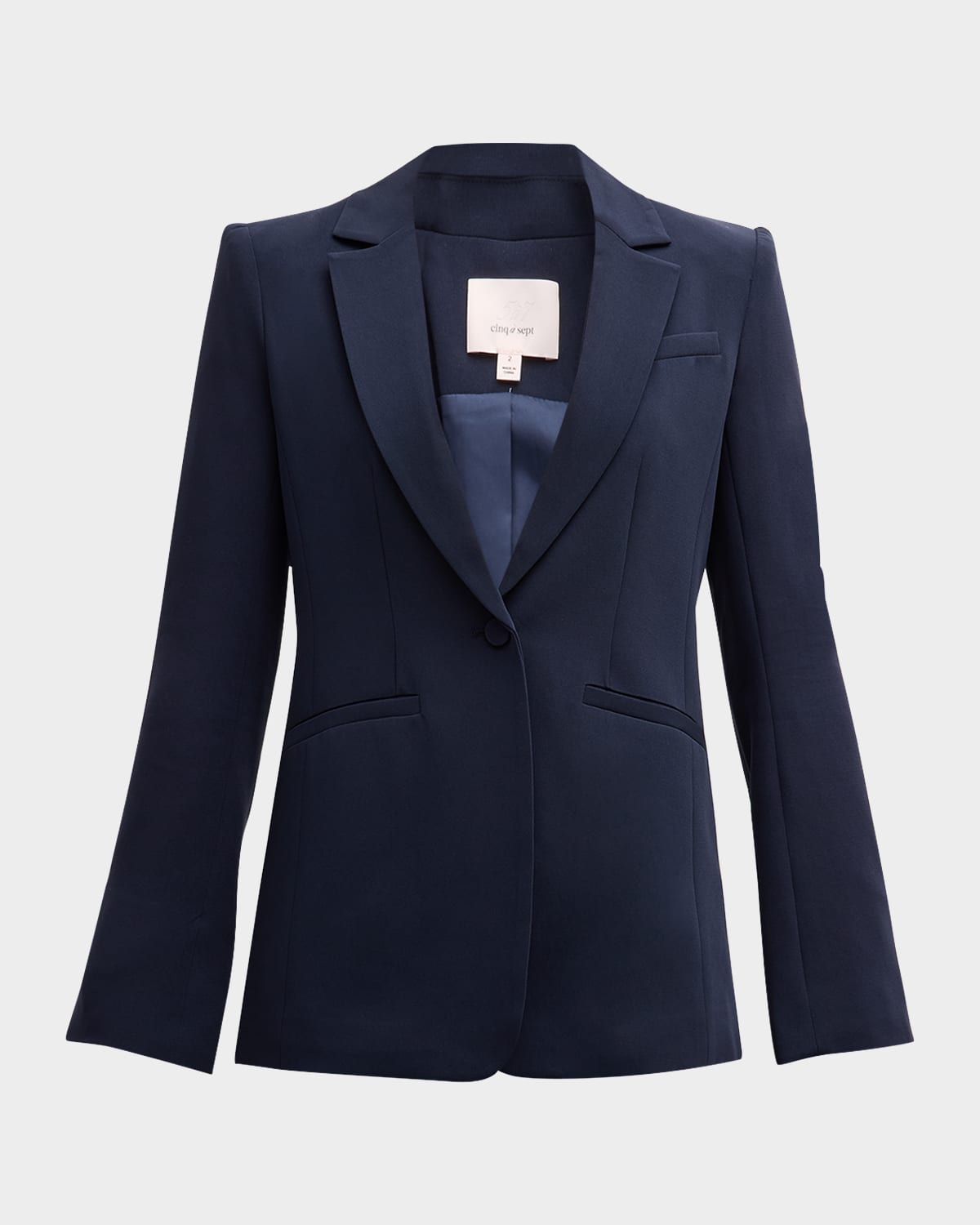 Cinq a Sept Karlie Tailored Crepe Blazer