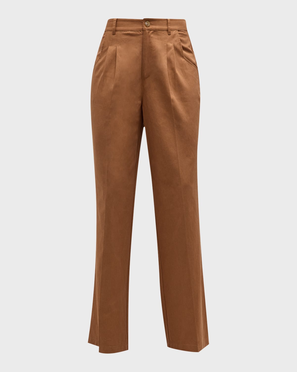 PAIGE Merano Pleated Wide-Leg Pants