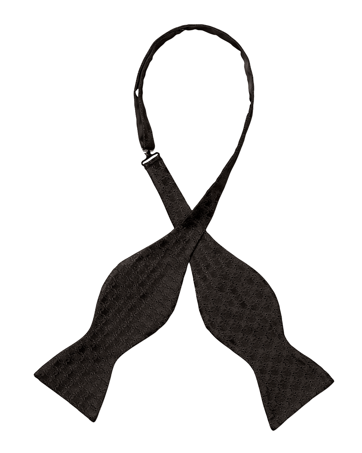 Eton Men's Geometric Woven Silk Bow Tie