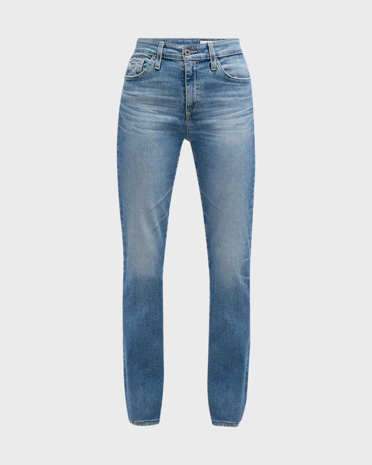 AG Jeans Mari High-Rise Slim Straight Jeans
