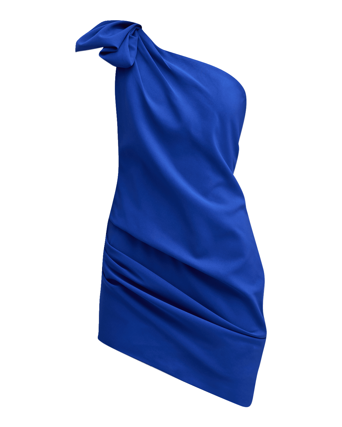 Gaurav Gupta One-Shoulder Draped Mini Cocktail Dress