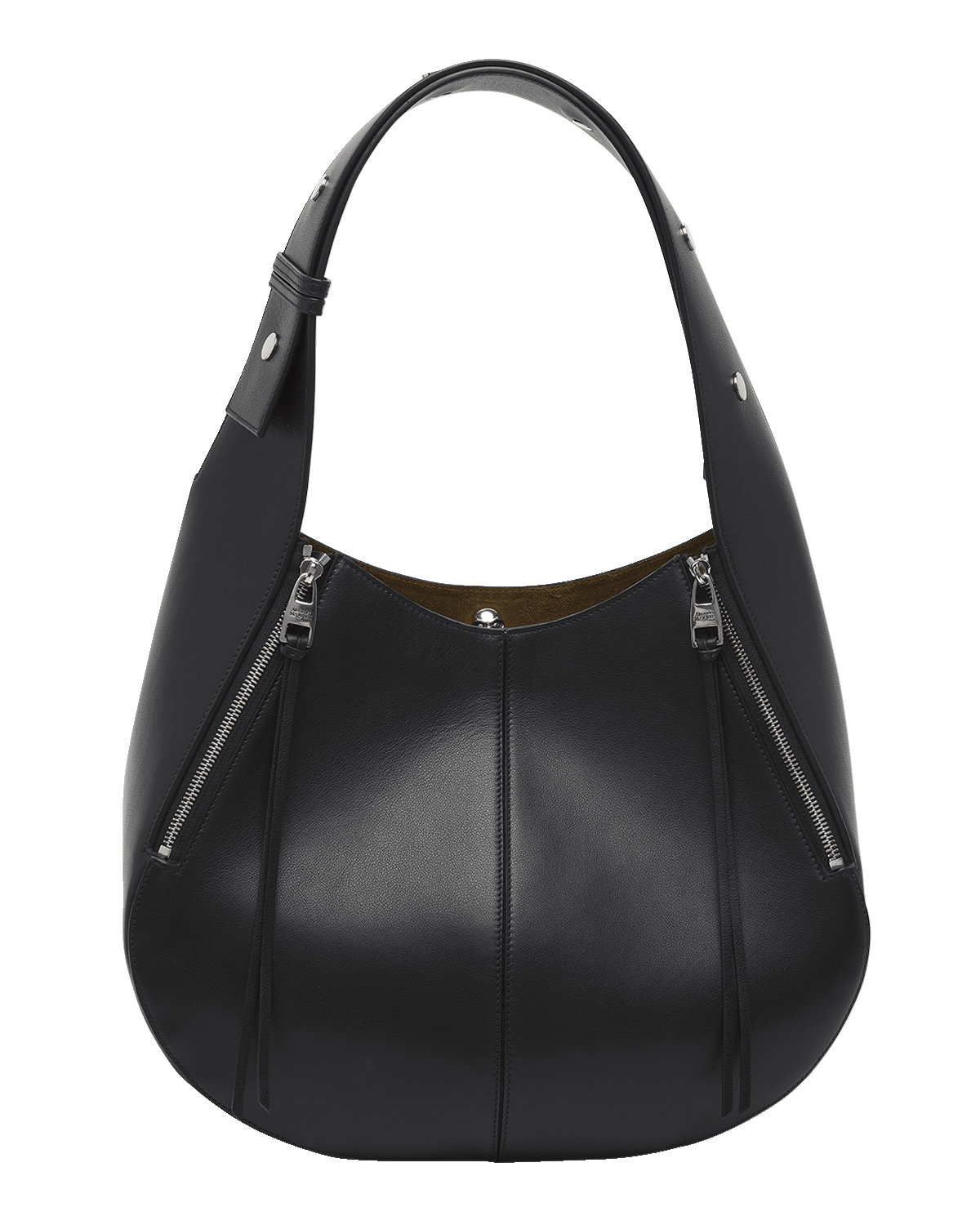 Alexander McQueen Skull Biker Leather Hobo Bag