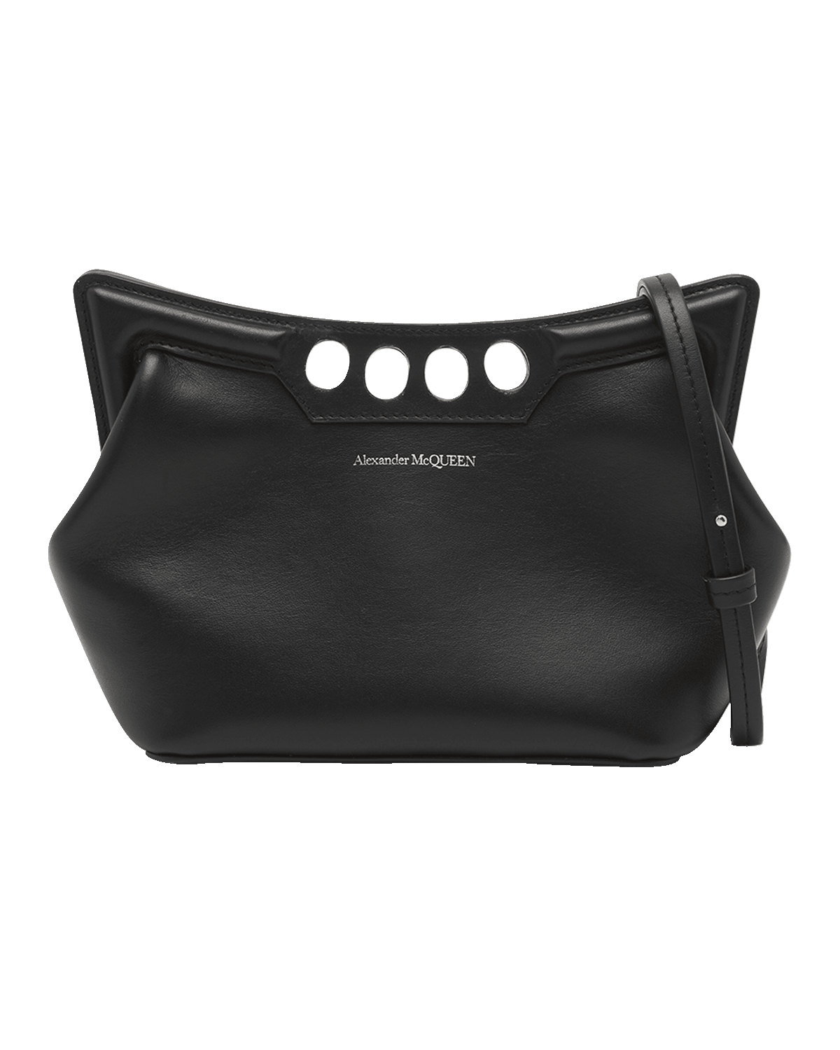 Alexander McQueen The Peak Mini Leather Shoulder Bag