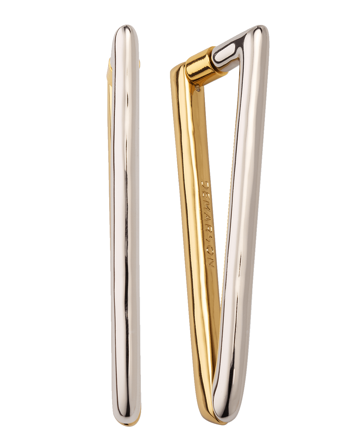DEMARSON Vita Two-Tone Earrings
