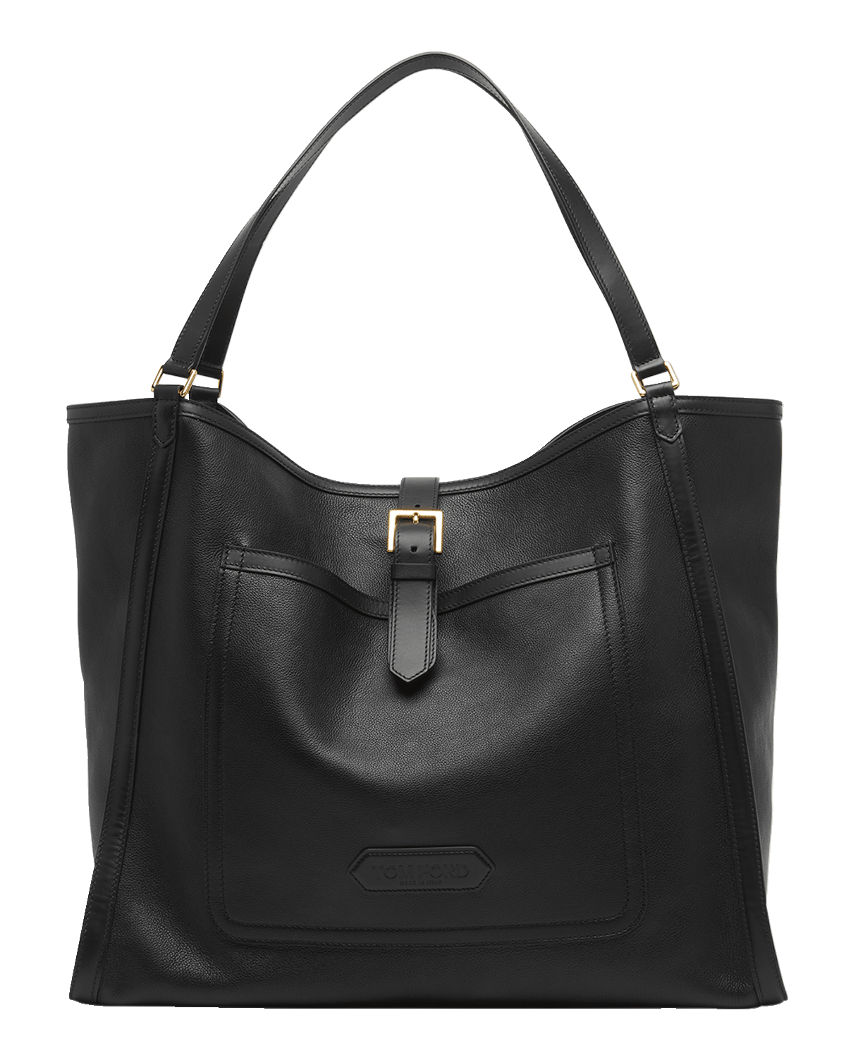 TOM FORD Men's Grained Leather Tote Bag