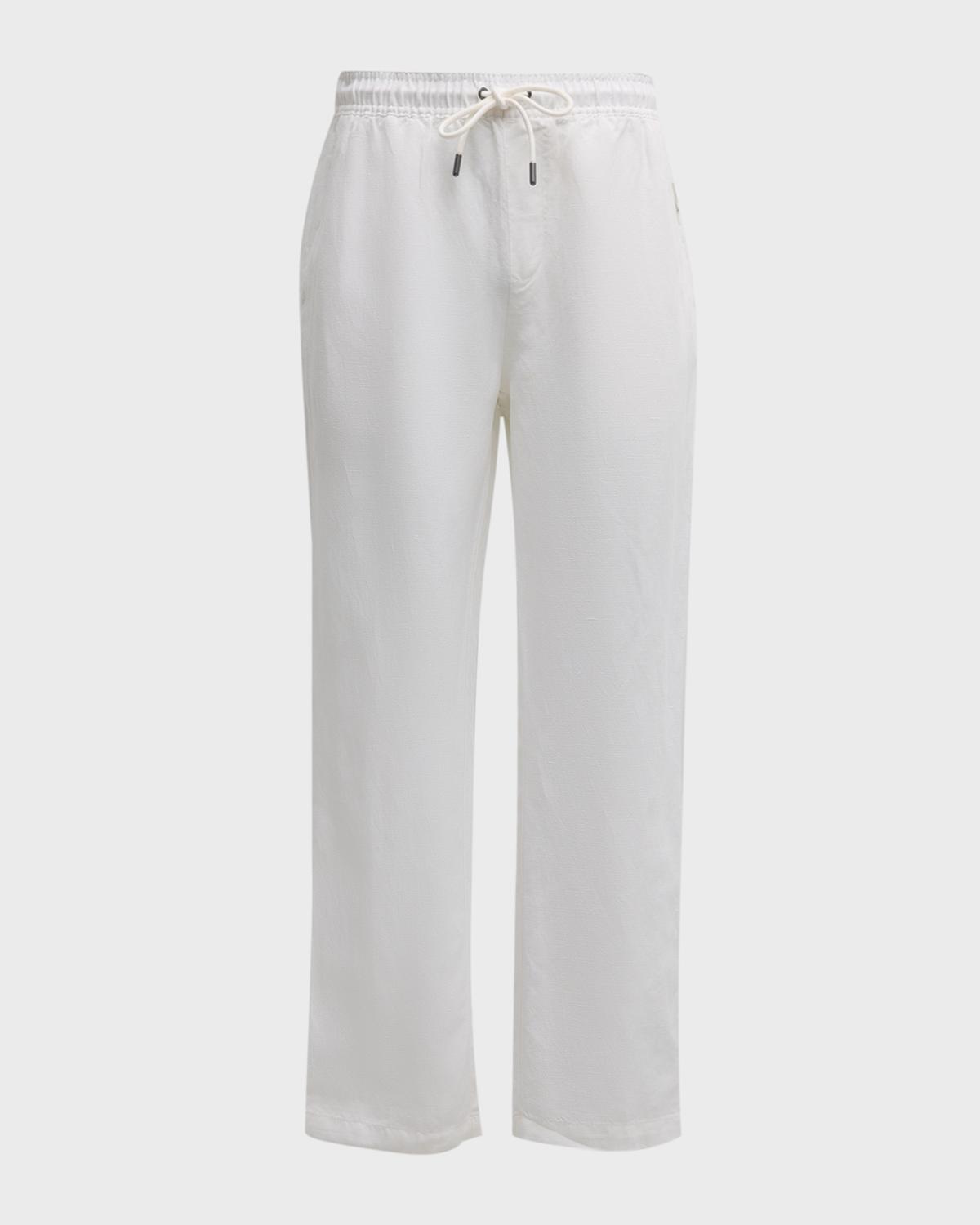 Onia Men's Air Linen Pull-On Pants