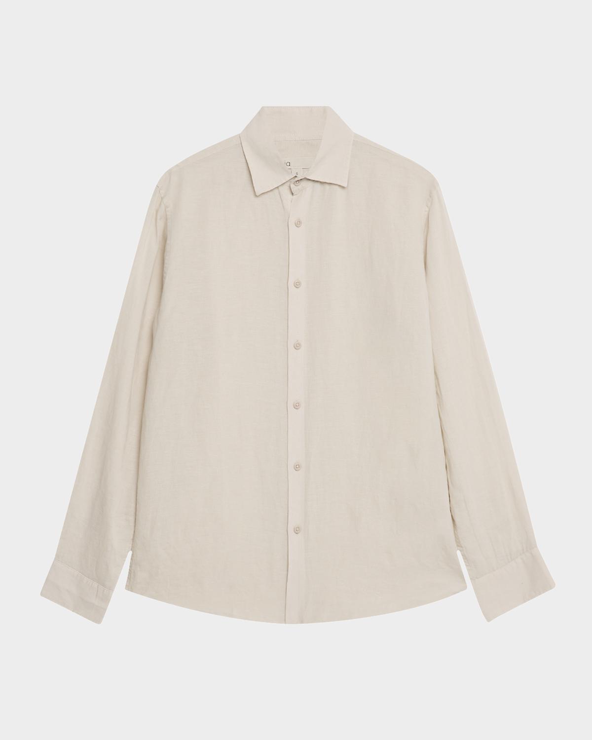 Onia Men's Air Linen Casual Button-Down Shirt