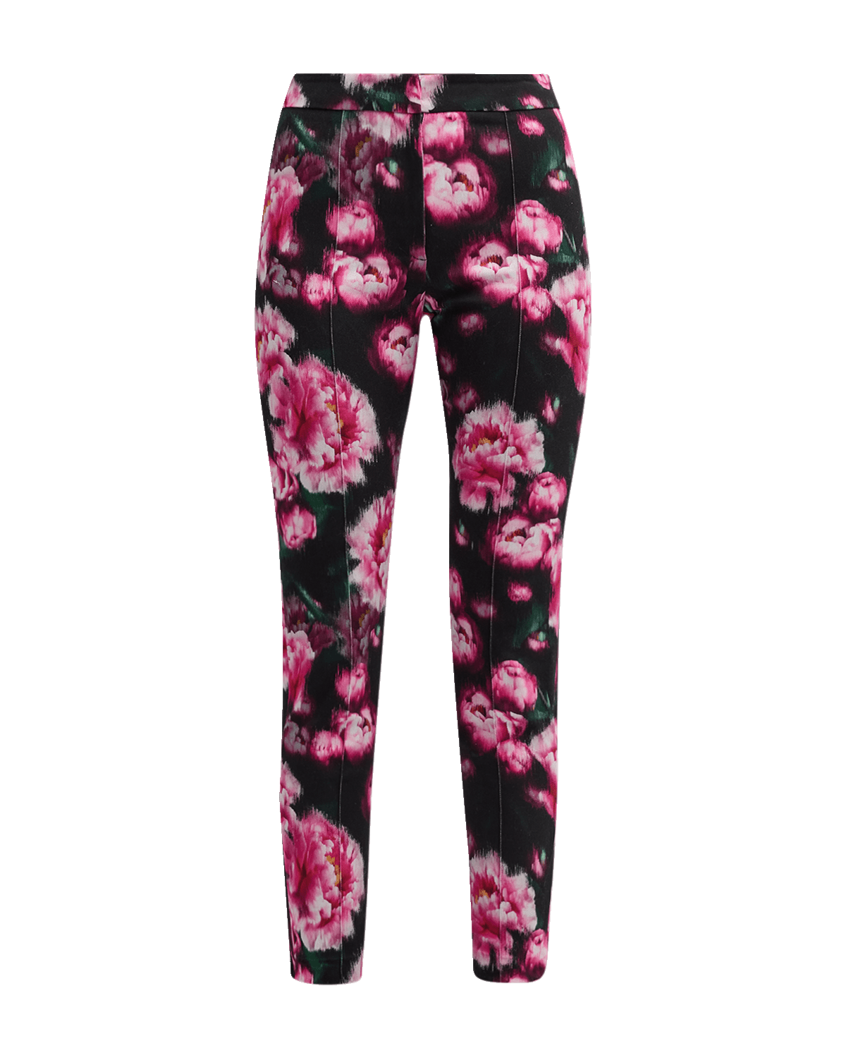 Adam Lippes Daphne Floral-Print Cotton Twill Skinny-Leg Ankle Pants