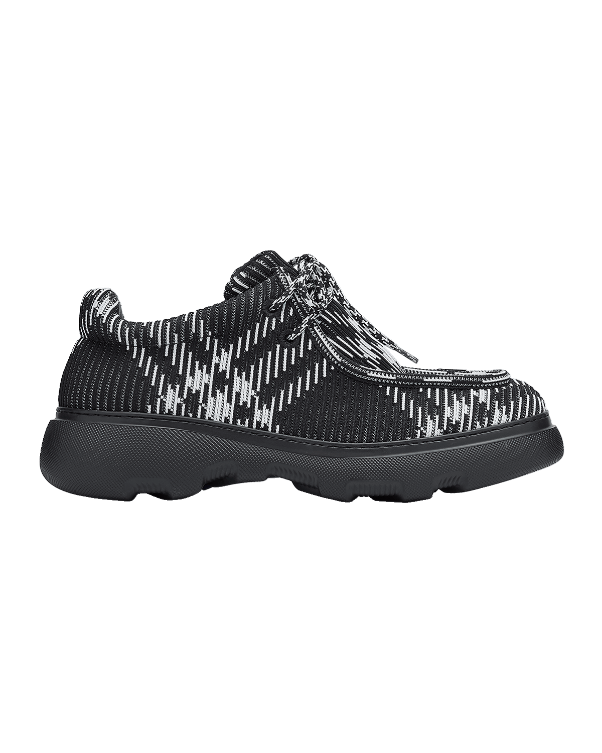 Burberry Men's Check Woven Creeper Shoes