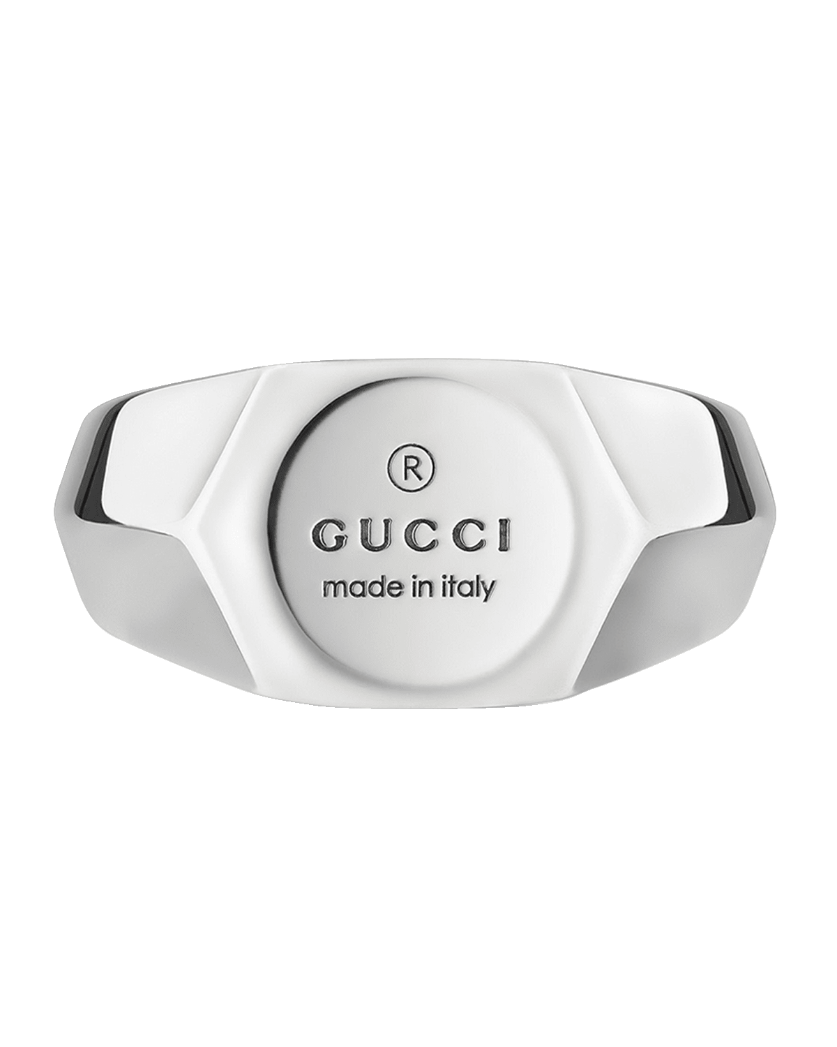 Gucci Men's Gucci Trademark Ring, 10mm