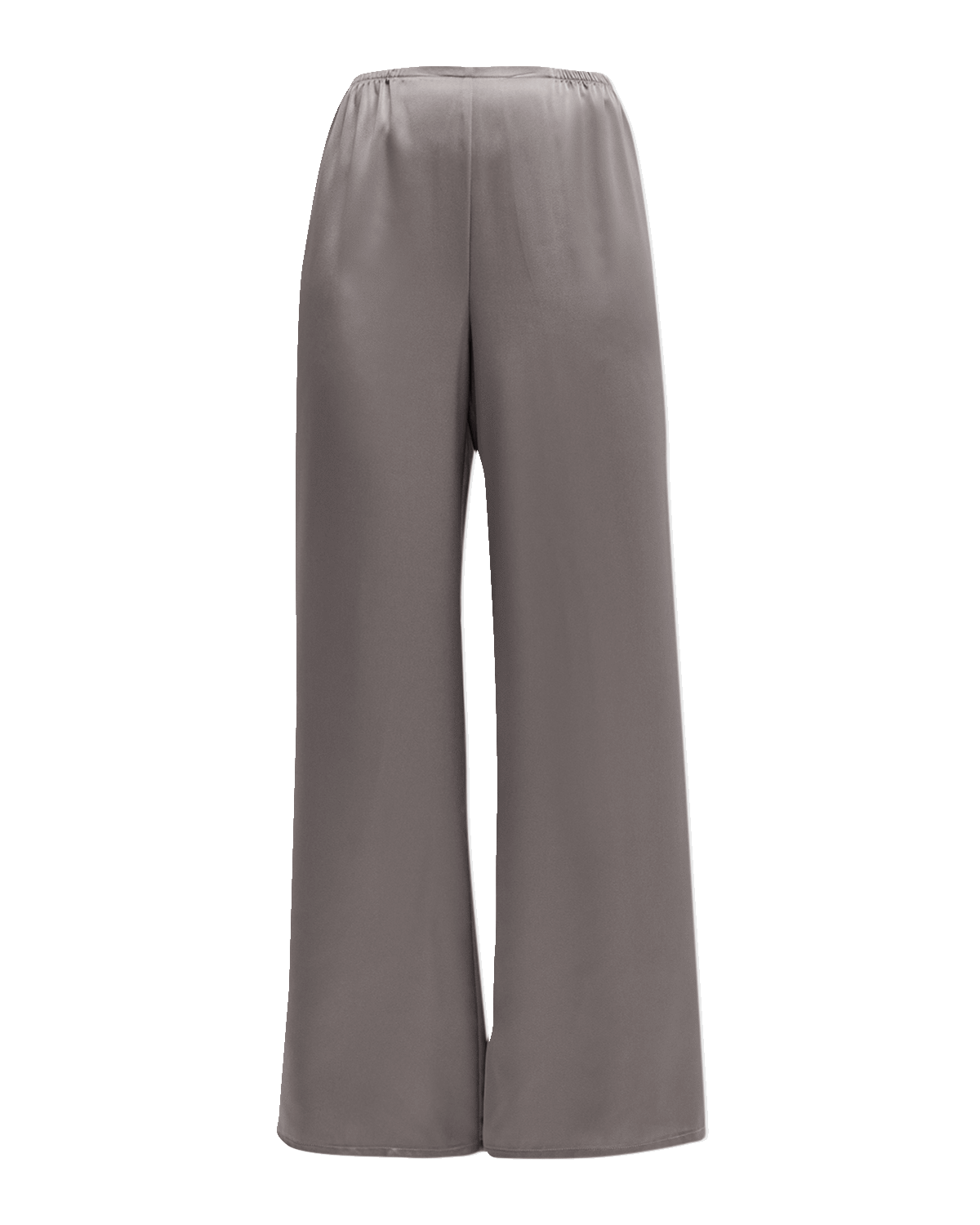 Caroline Rose Wide-Leg Satin Pants