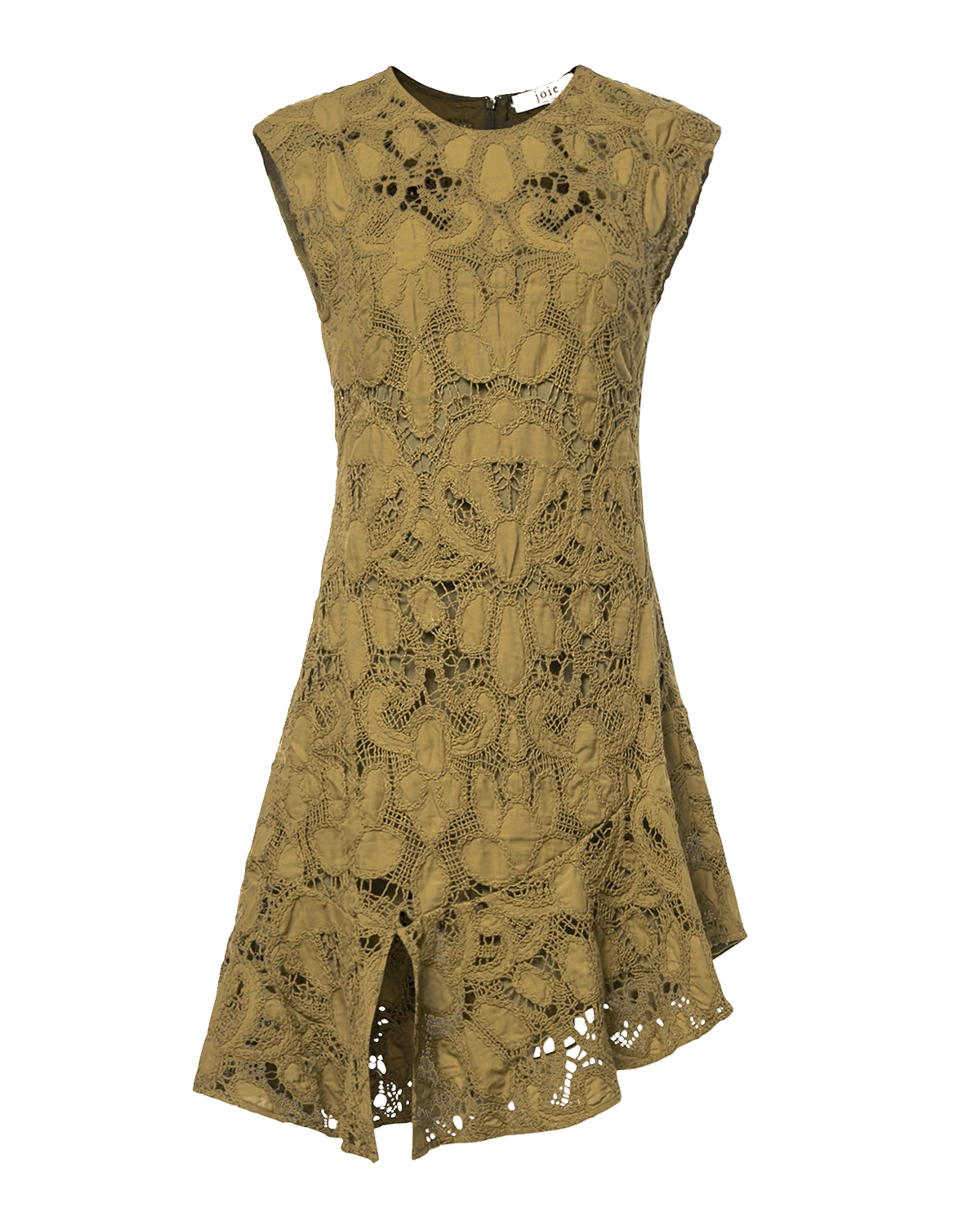 Joie Chantelle Sleeveless Asymmetric Lace Mini Dress