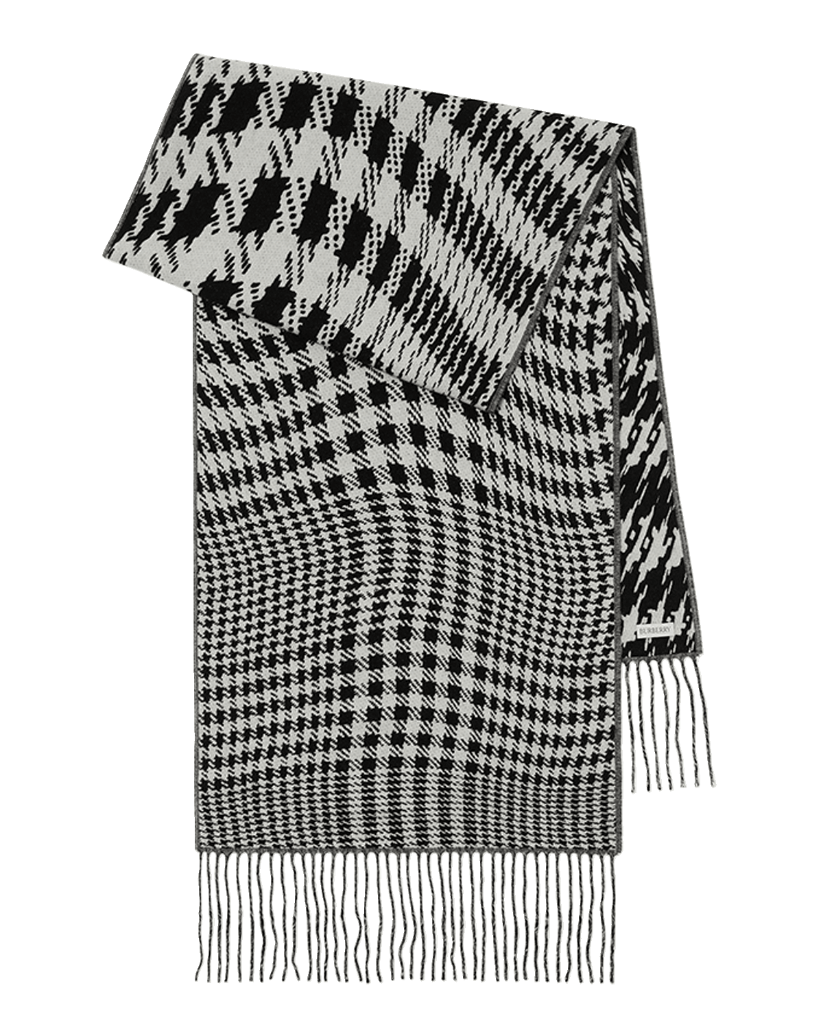 Burberry Men's Warped Check Scarf