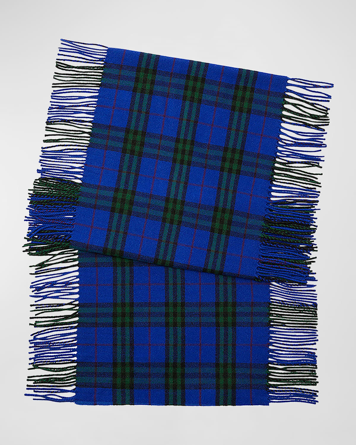 Burberry Men's Cashmere Check Rectangle Scarf