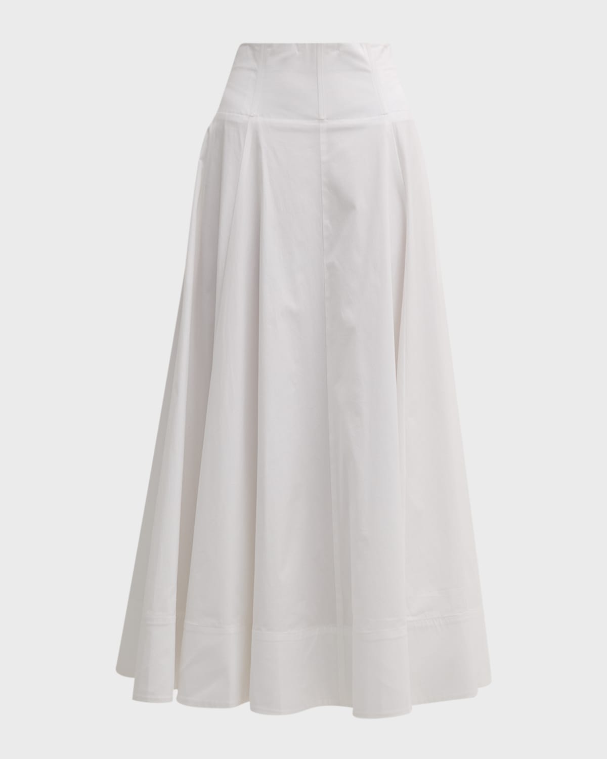 Lela Rose Pleated Full Maxi Skirt