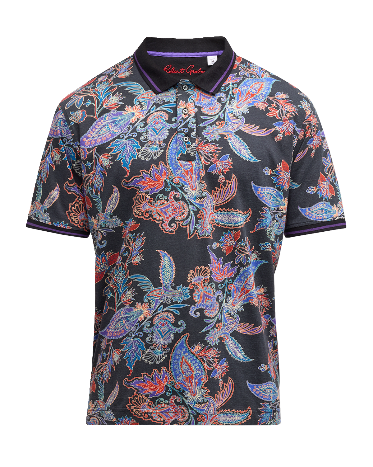 Robert Graham Men's Ascona Knit Polo Shirt