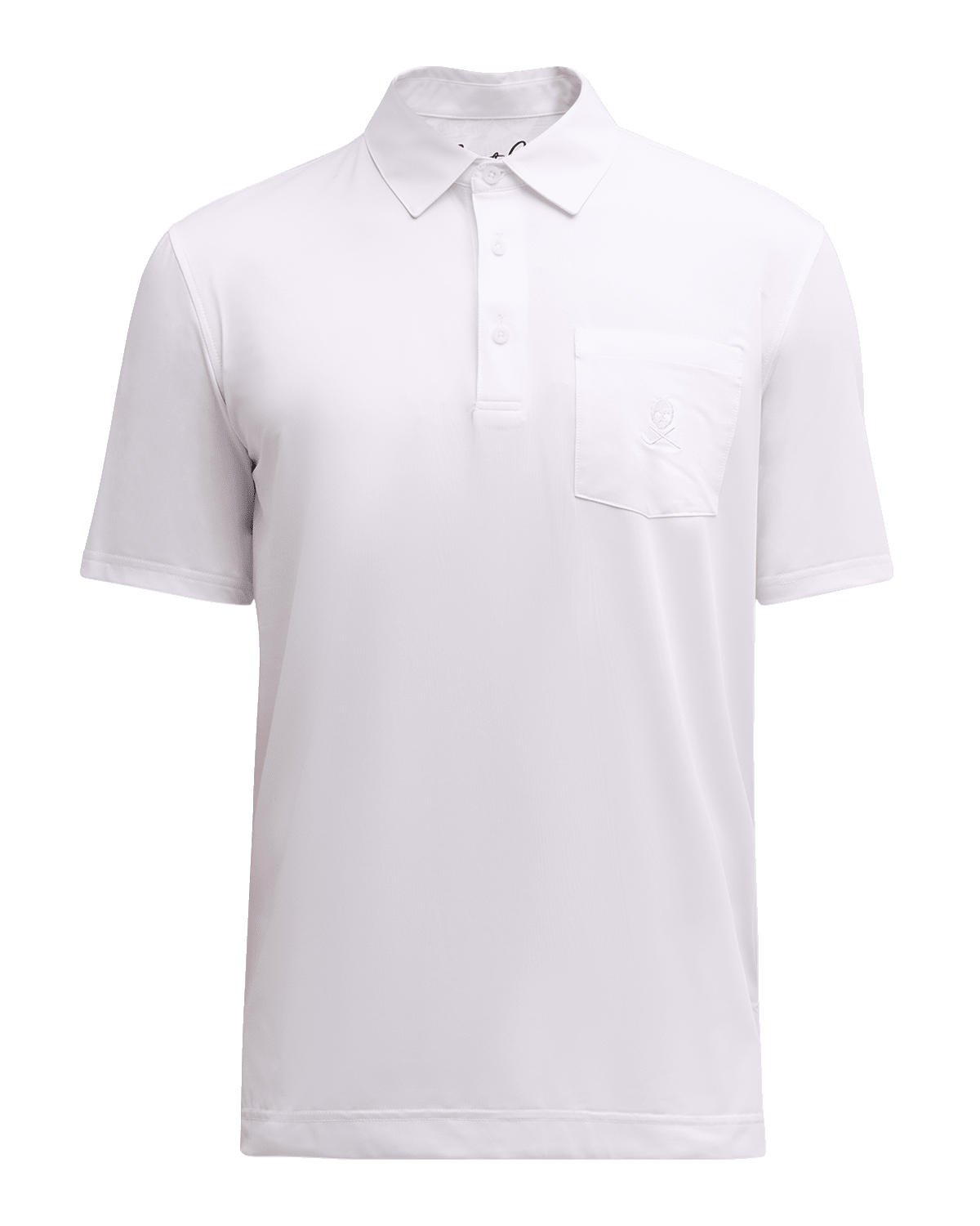 Robert Graham Men's Pickle Ball Skull Polo Shirt