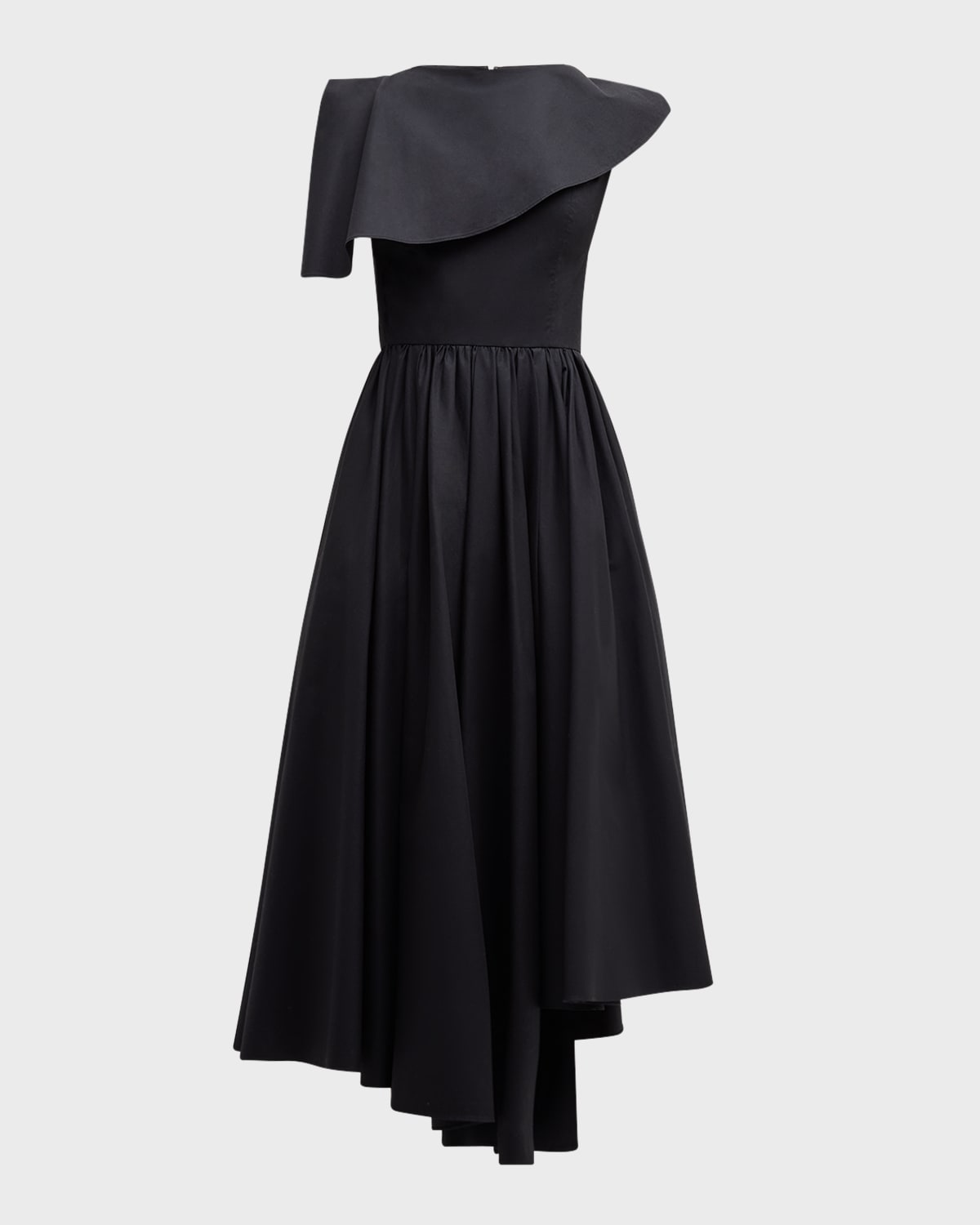 Salon 1884 Evanne Sleeveless Asymmetric Midi Dress