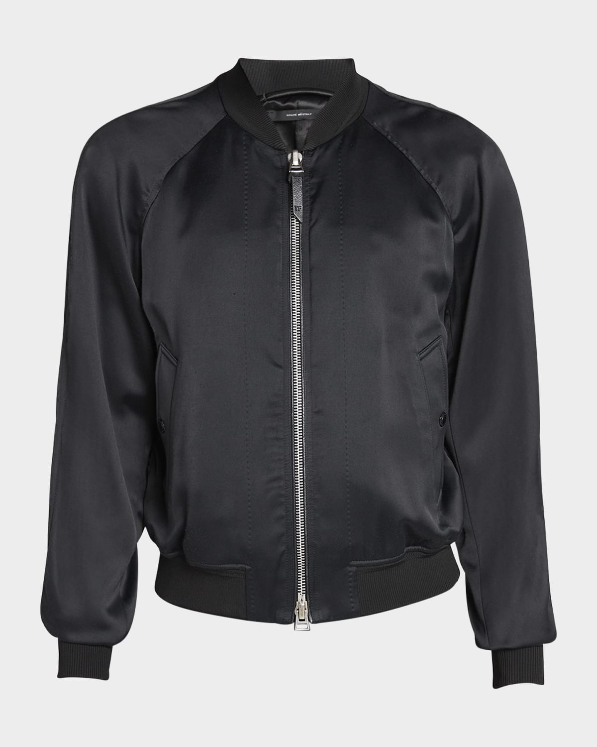 TOM FORD Men's Cady Viscose Bomber Jacket