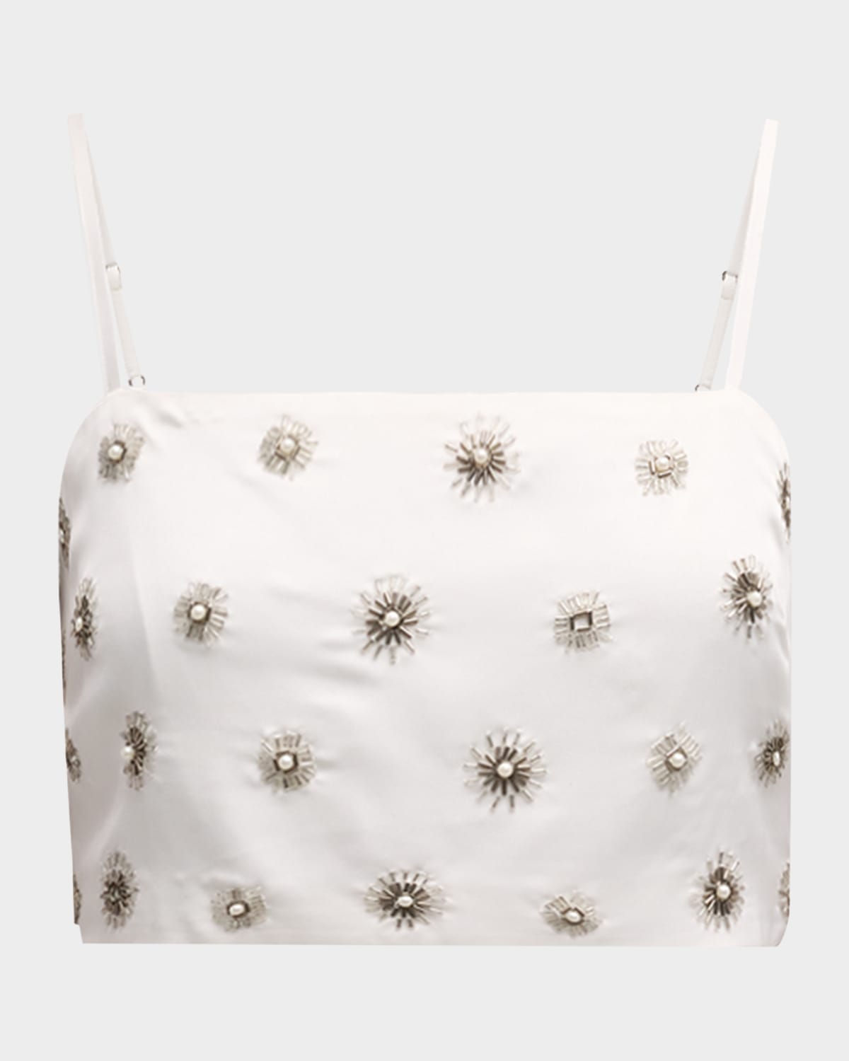 Ramy Brook Alaya Embellished Cropped Blouse