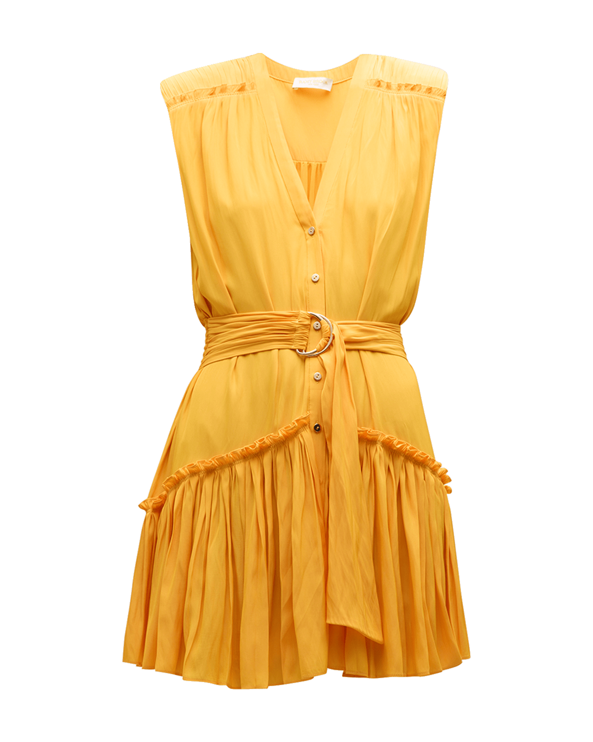 Ramy Brook Miley Sleeveless Button-Front Mini Dress